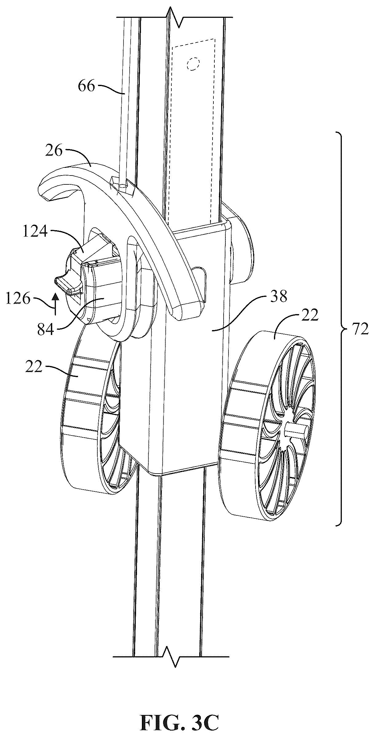 Patent US12366086 Figure 15 – Foldable canopy