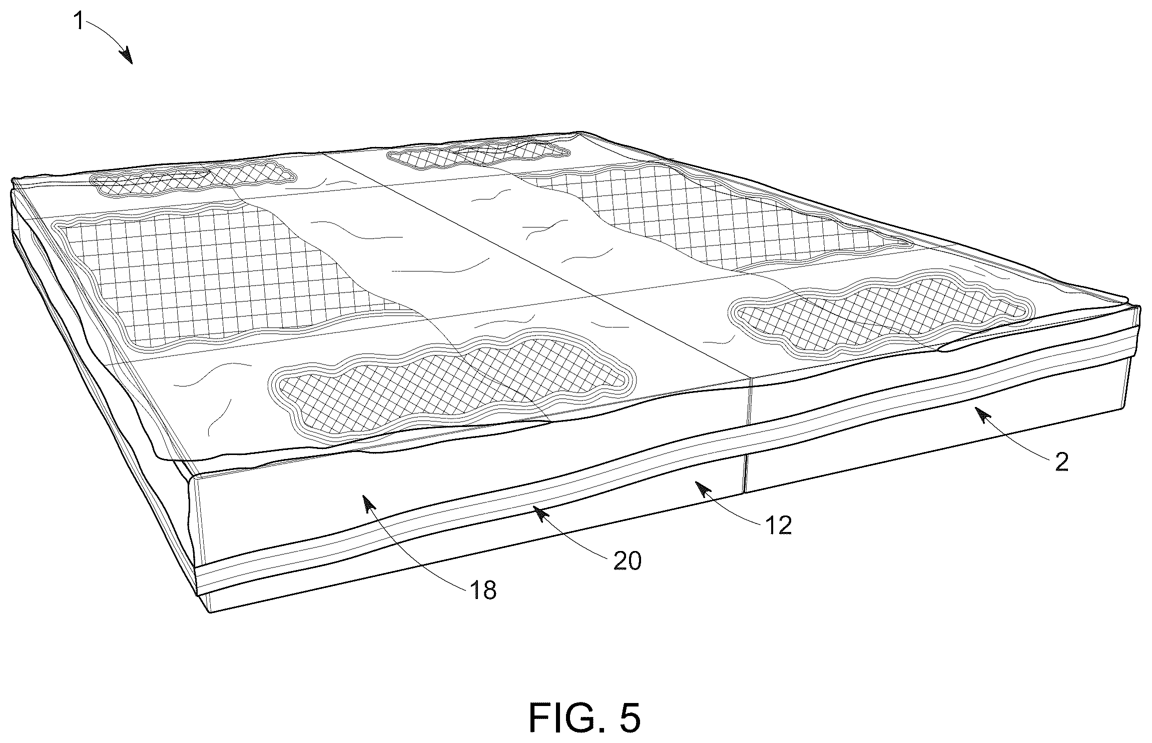 Patent US12366087 Figure 5 – Hybrid collapsible shelter