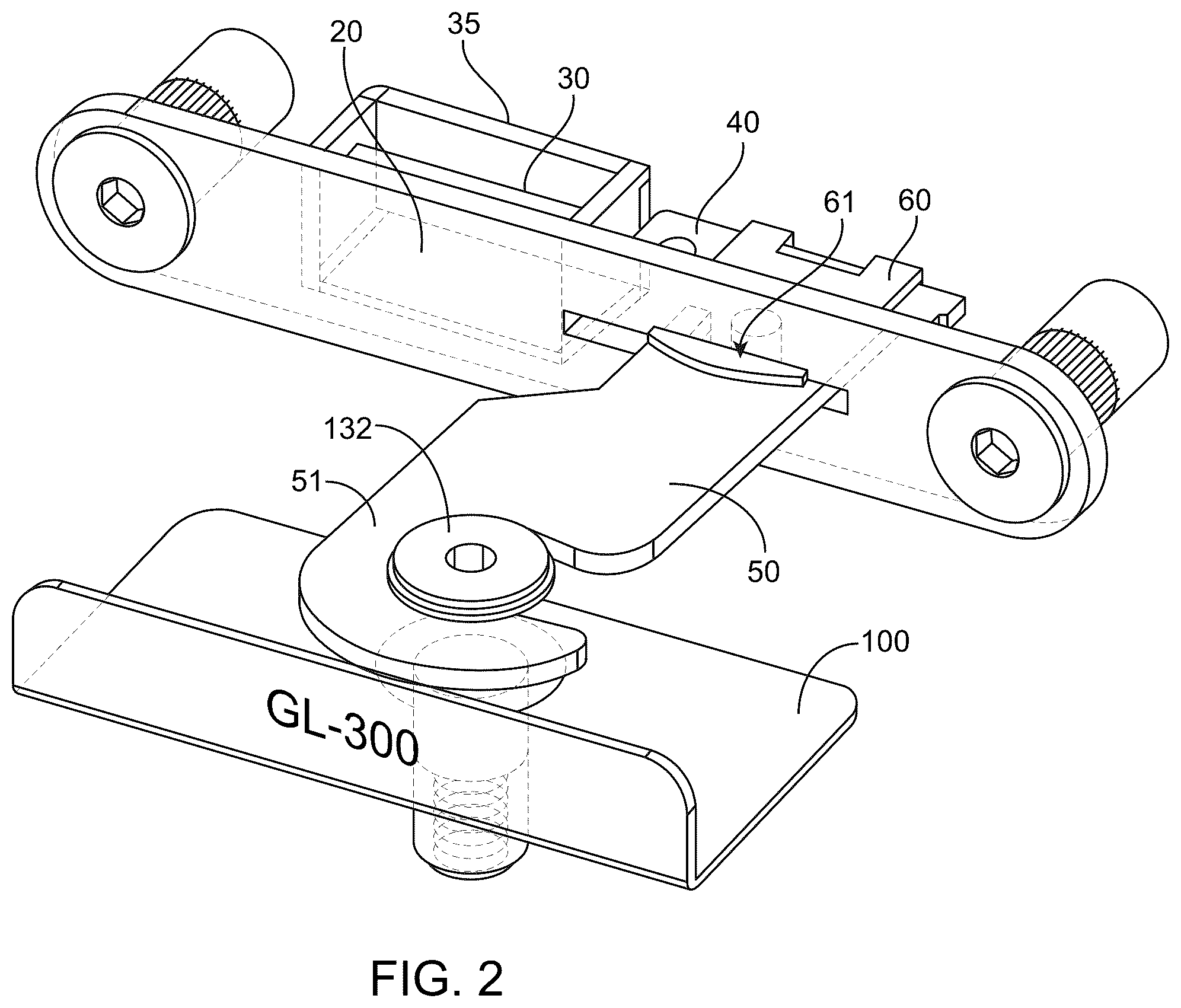 Patent US12366091 Figure 2 – Compact gear lock