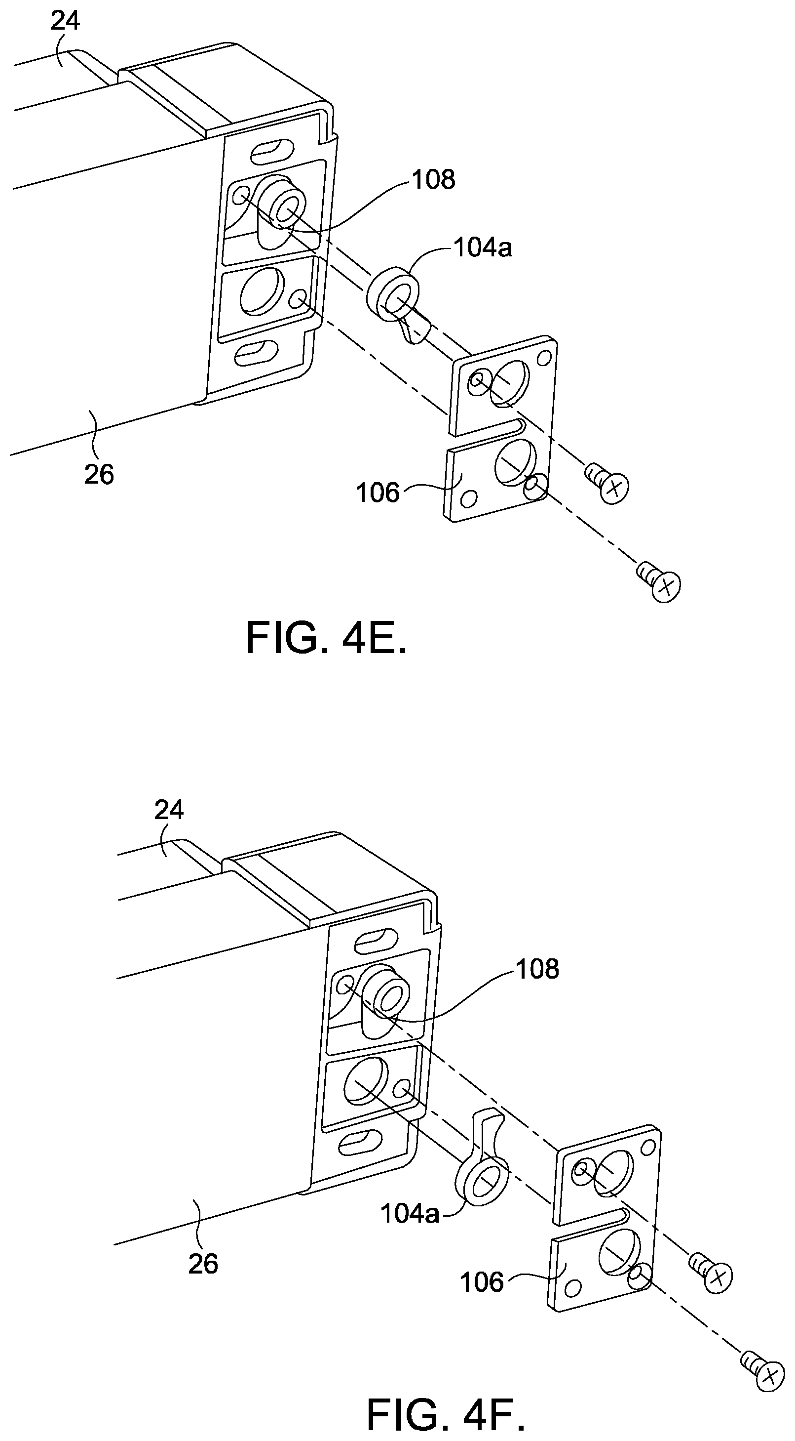 Patent US12366092 Figure 5 – Interchangeable latch assembly for an exit device