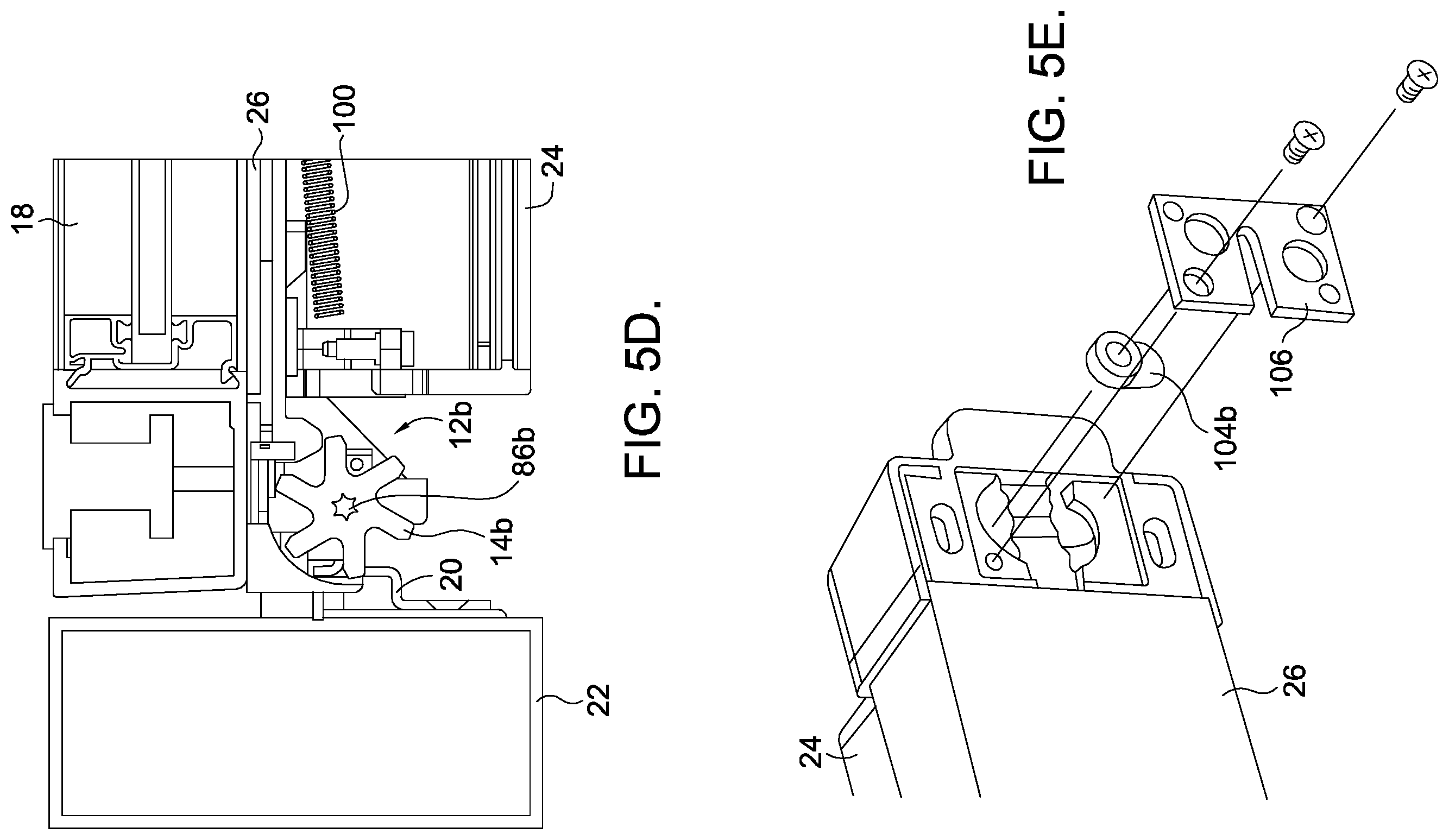 Patent US12366092 Figure 9 – Interchangeable latch assembly for an exit device