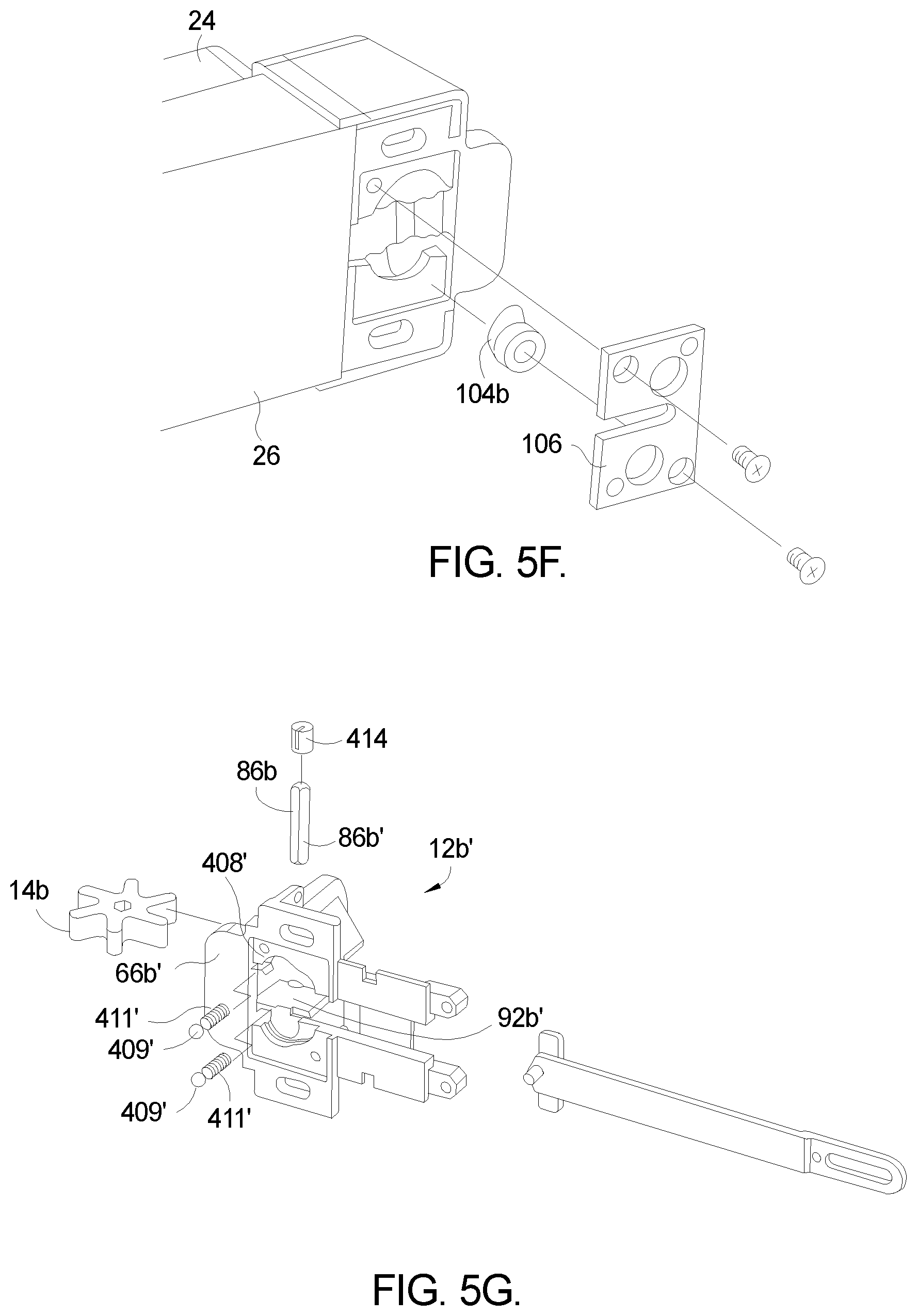 Patent US12366092 Figure 10 – Interchangeable latch assembly for an exit device