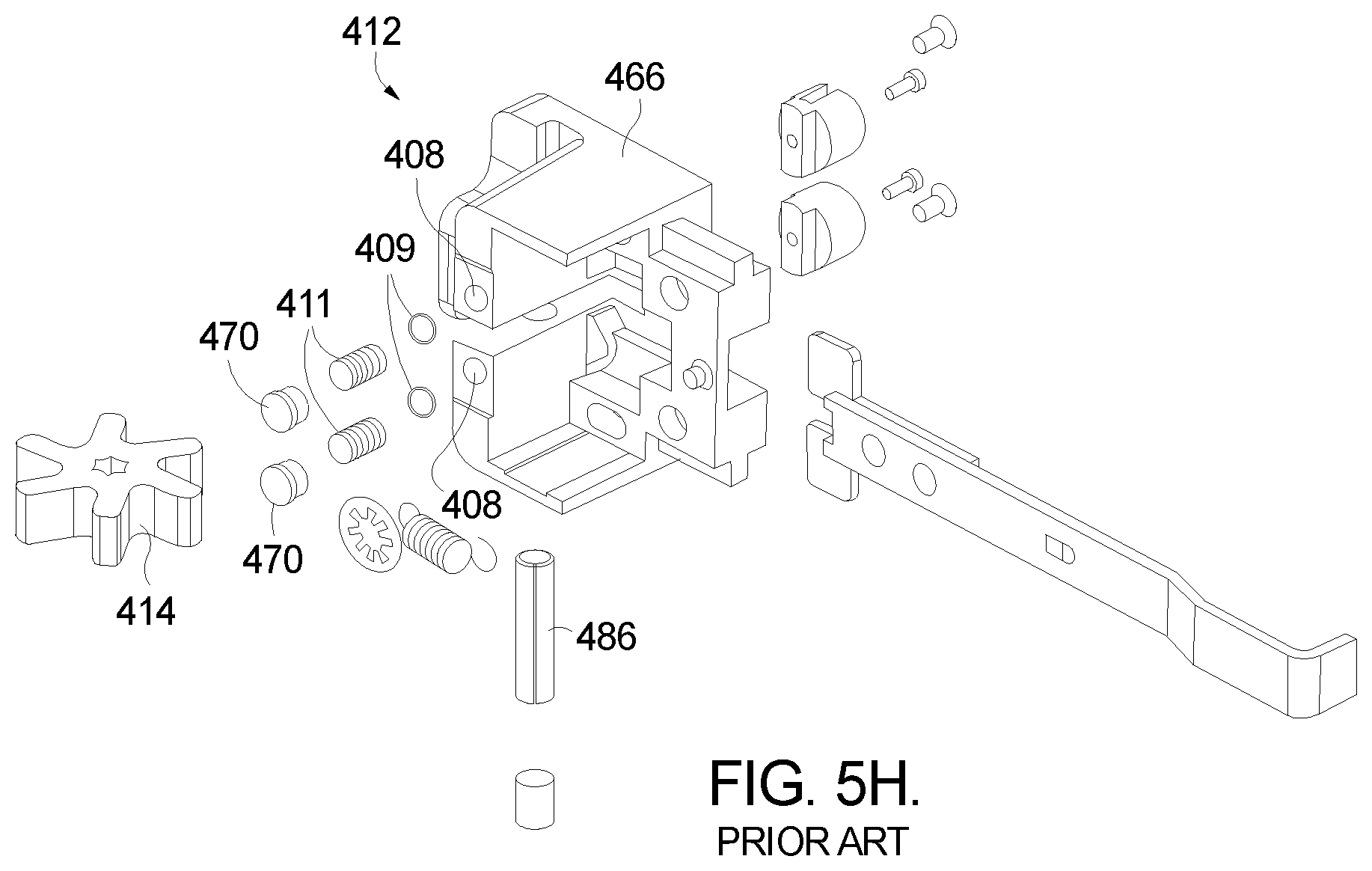 Patent US12366092 Figure 11 – Interchangeable latch assembly for an exit device