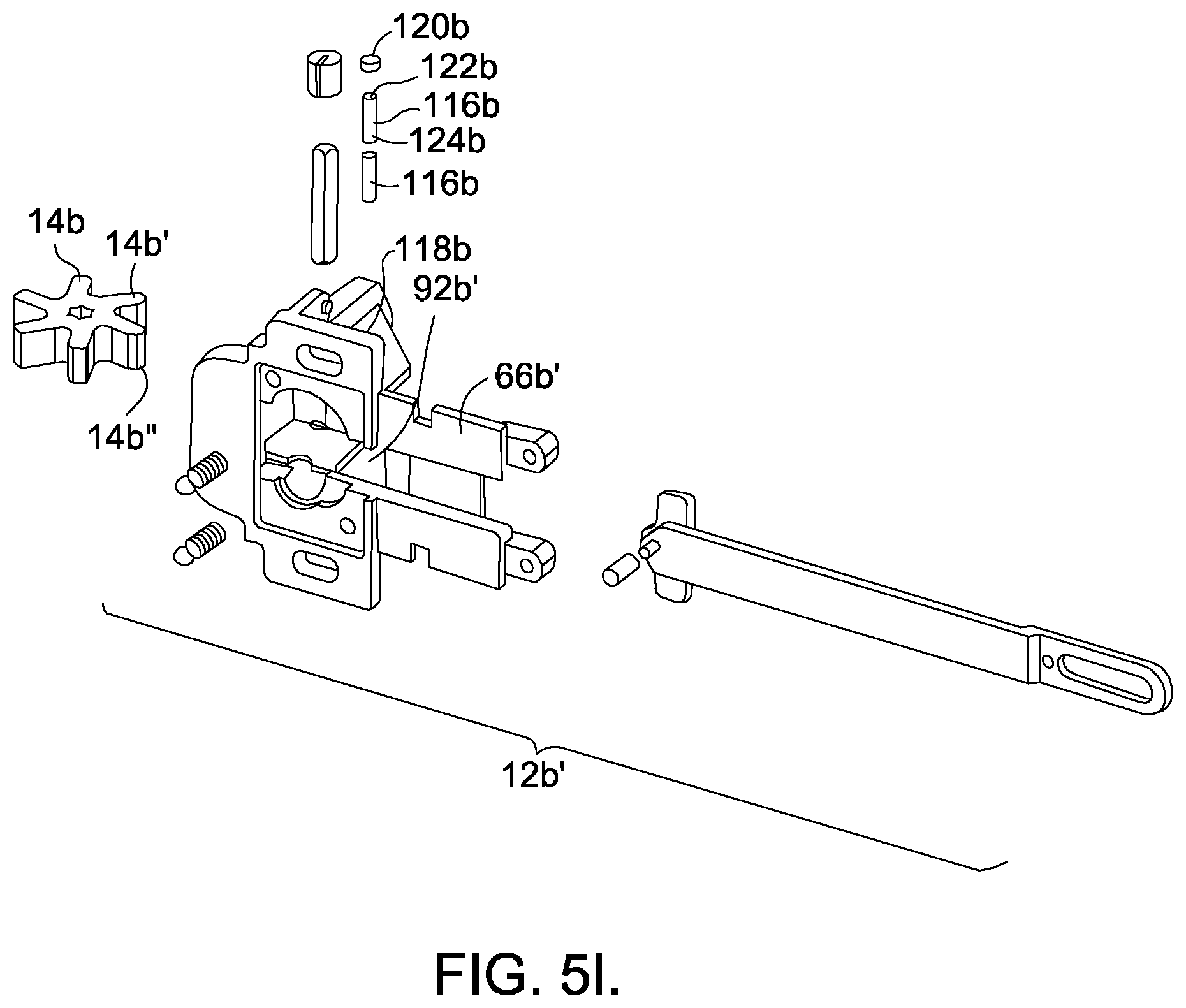 Patent US12366092 Figure 12 – Interchangeable latch assembly for an exit device