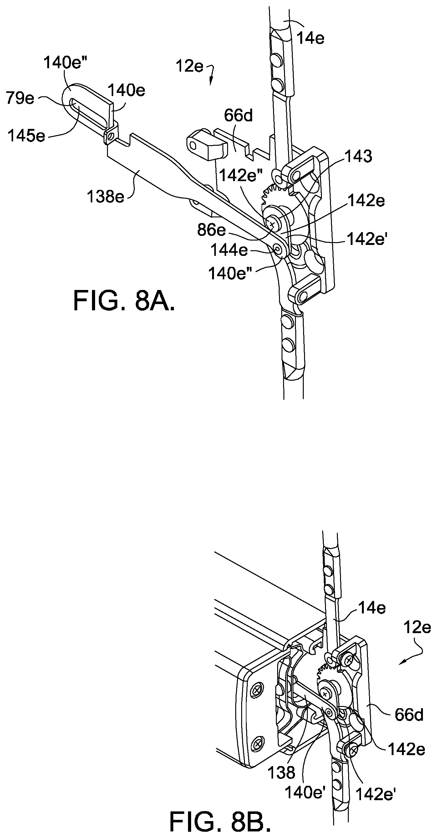 Patent US12366092 Figure 17 – Interchangeable latch assembly for an exit device
