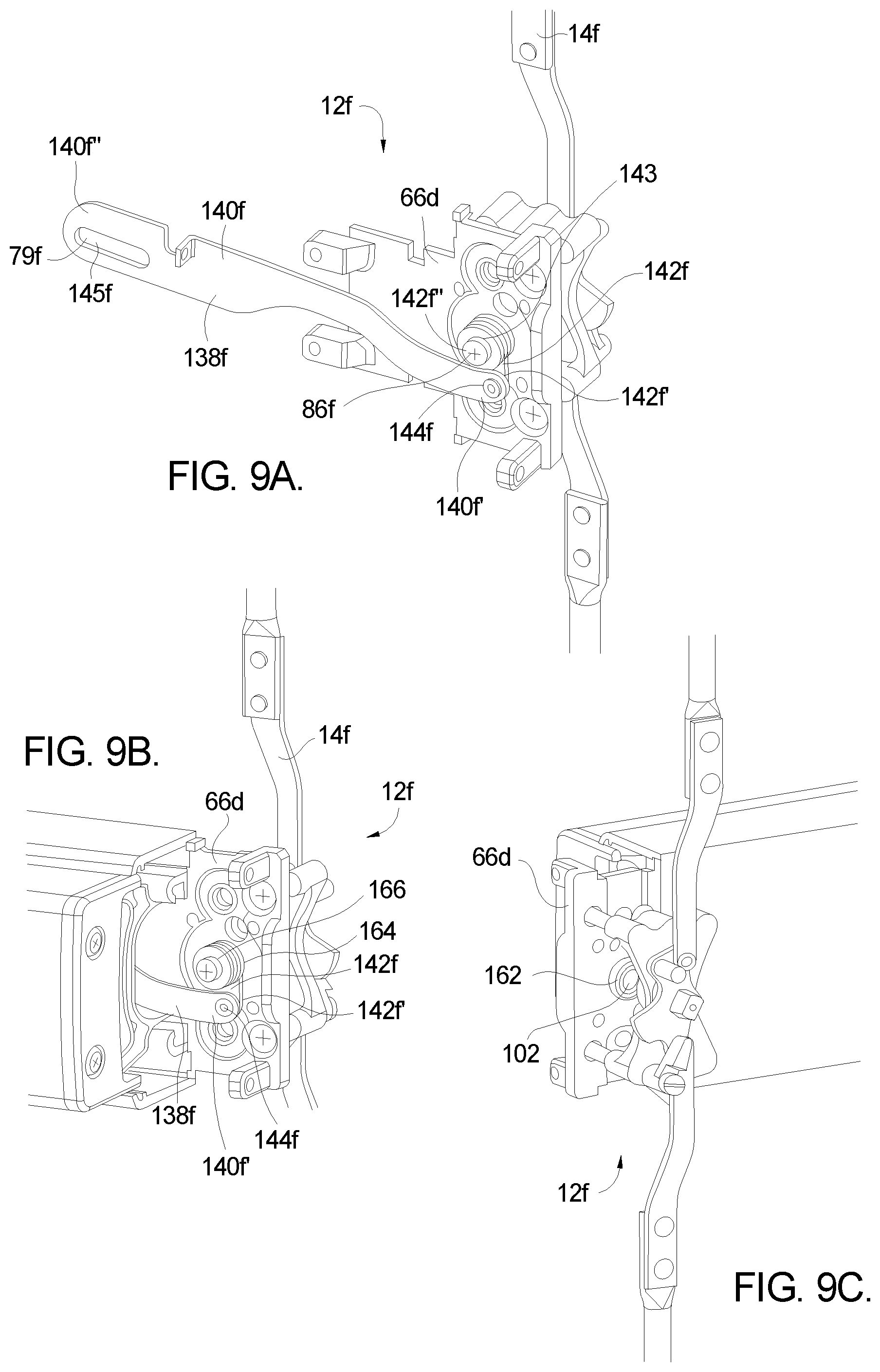 Patent US12366092 Figure 18 – Interchangeable latch assembly for an exit device