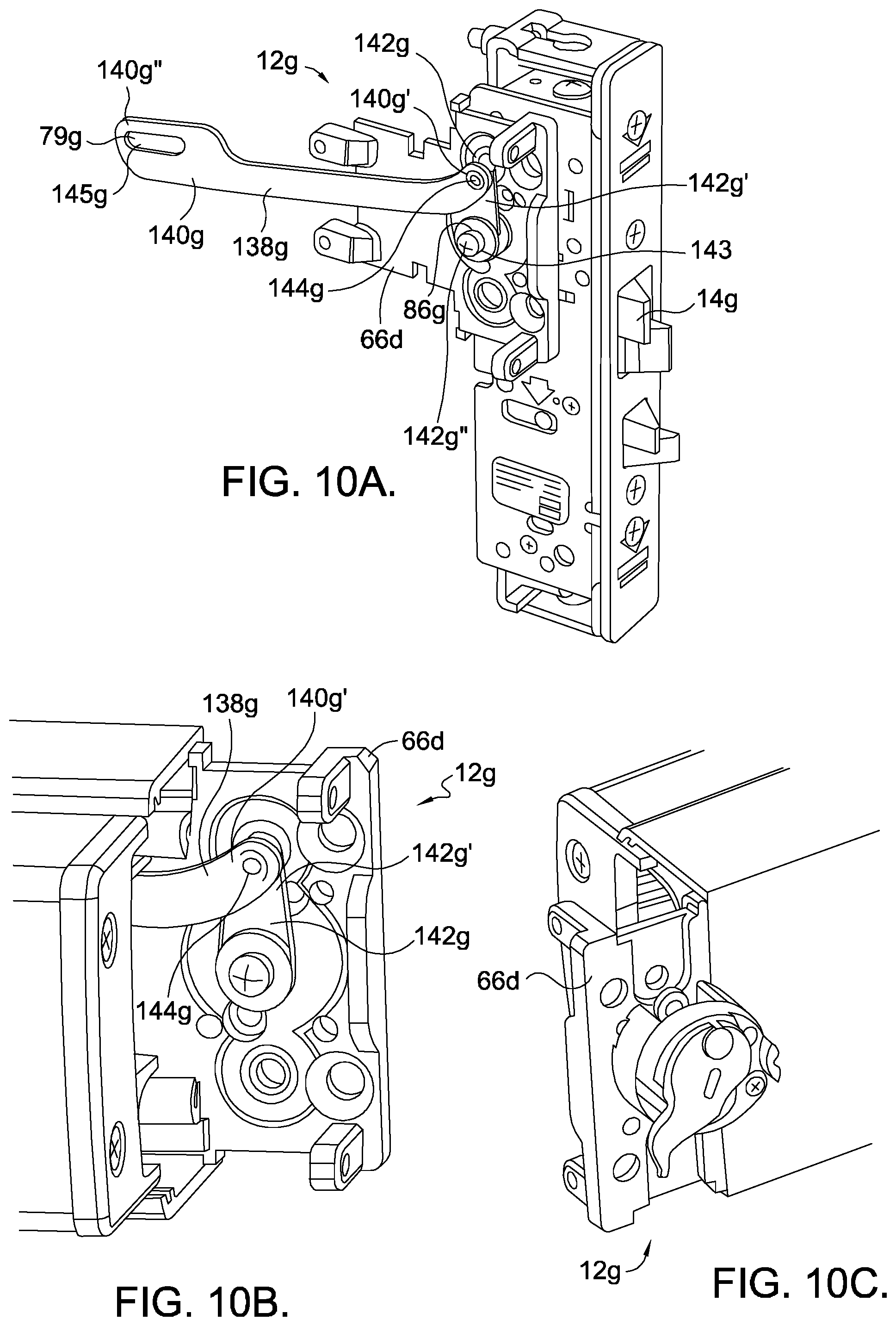 Patent US12366092 Figure 19 – Interchangeable latch assembly for an exit device