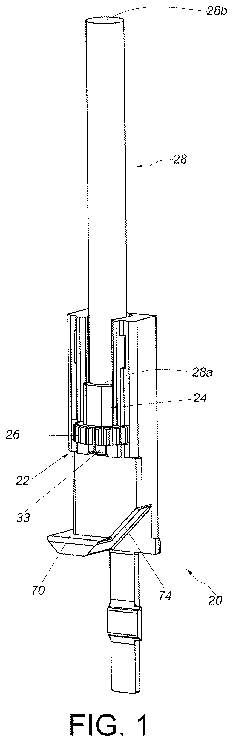 Patent US12366093 Figure 1 – Slide rail mechanism and adjustment device thereof