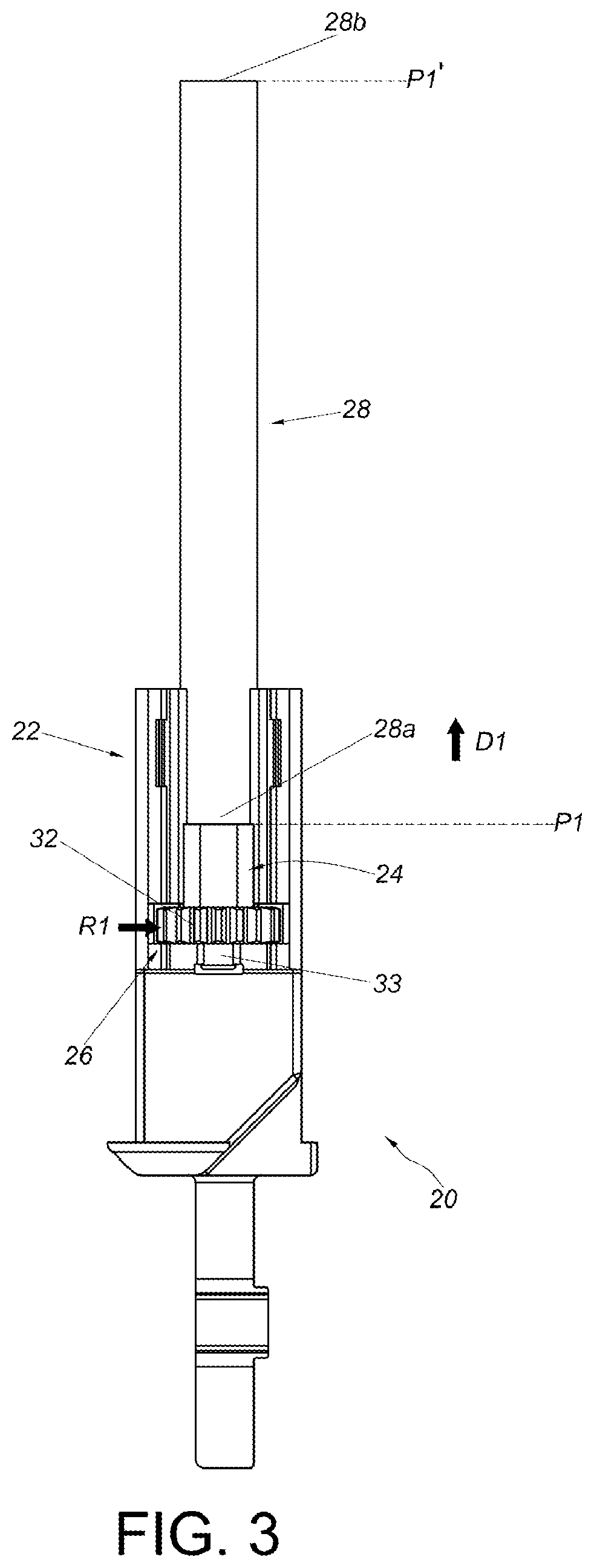 Patent US12366093 Figure 3 – Slide rail mechanism and adjustment device thereof