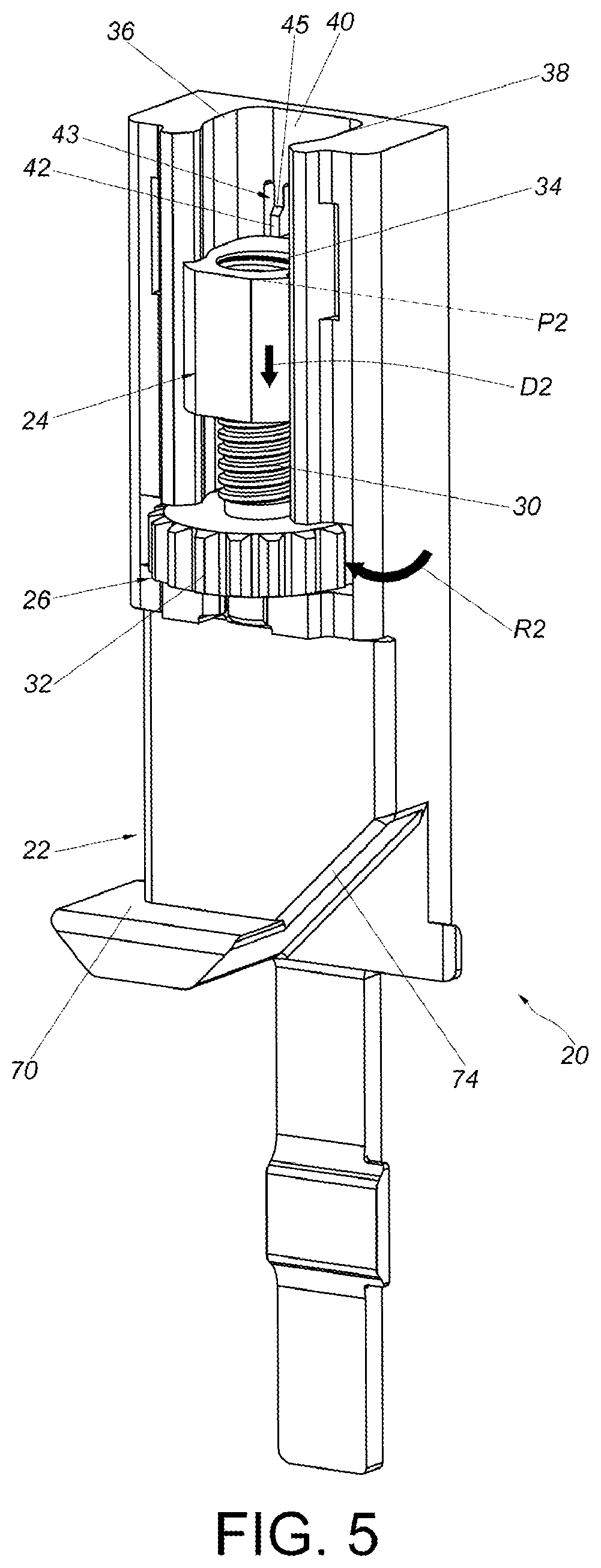 Patent US12366093 Figure 5 – Slide rail mechanism and adjustment device thereof
