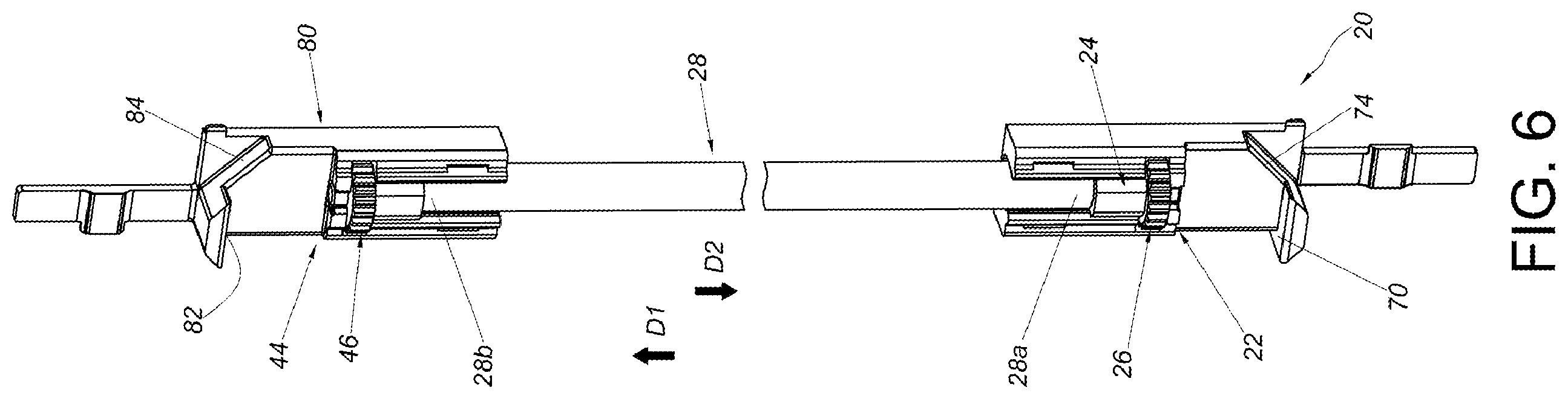 Patent US12366093 Figure 6 – Slide rail mechanism and adjustment device thereof