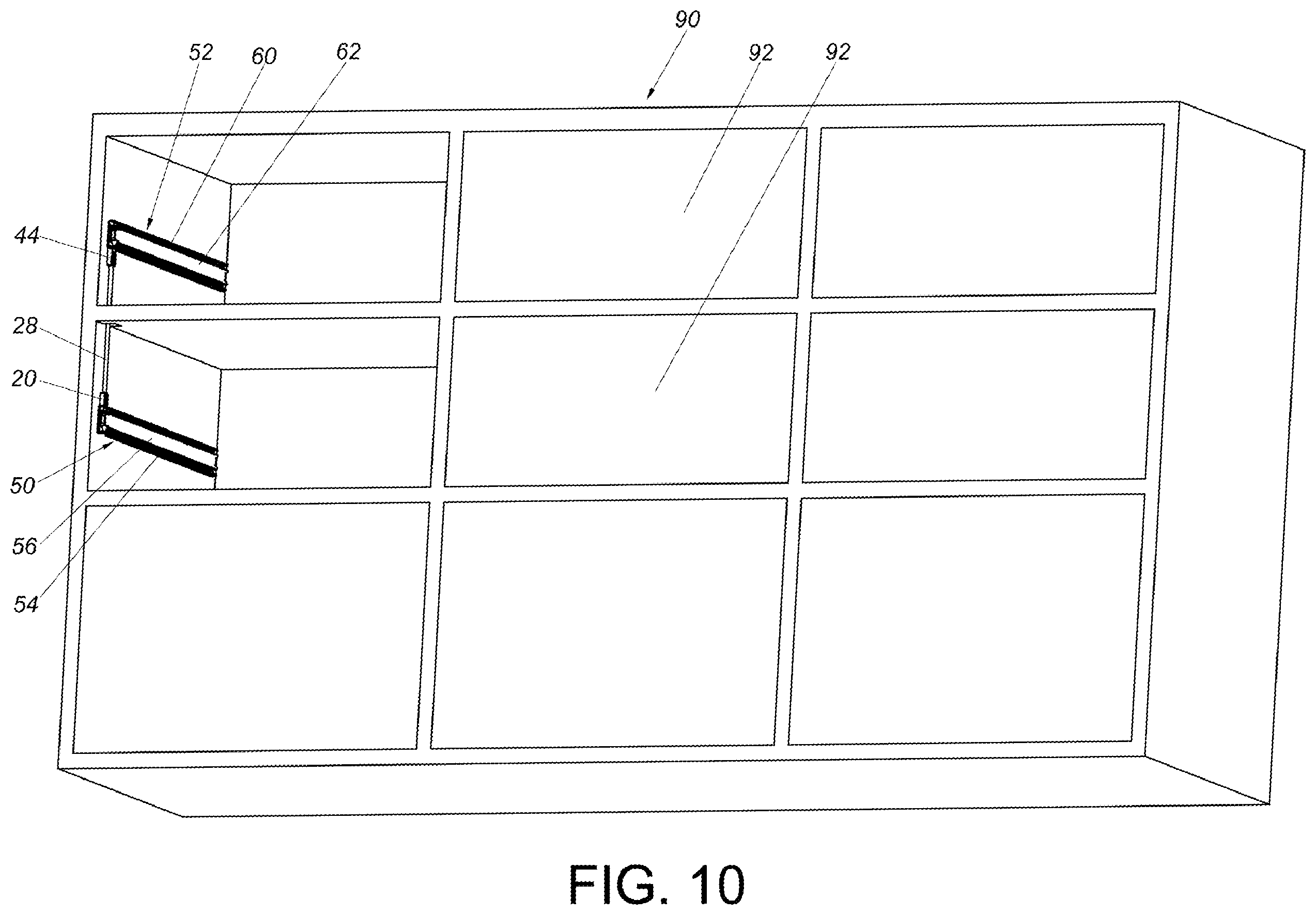 Patent US12366093 Figure 10 – Slide rail mechanism and adjustment device thereof