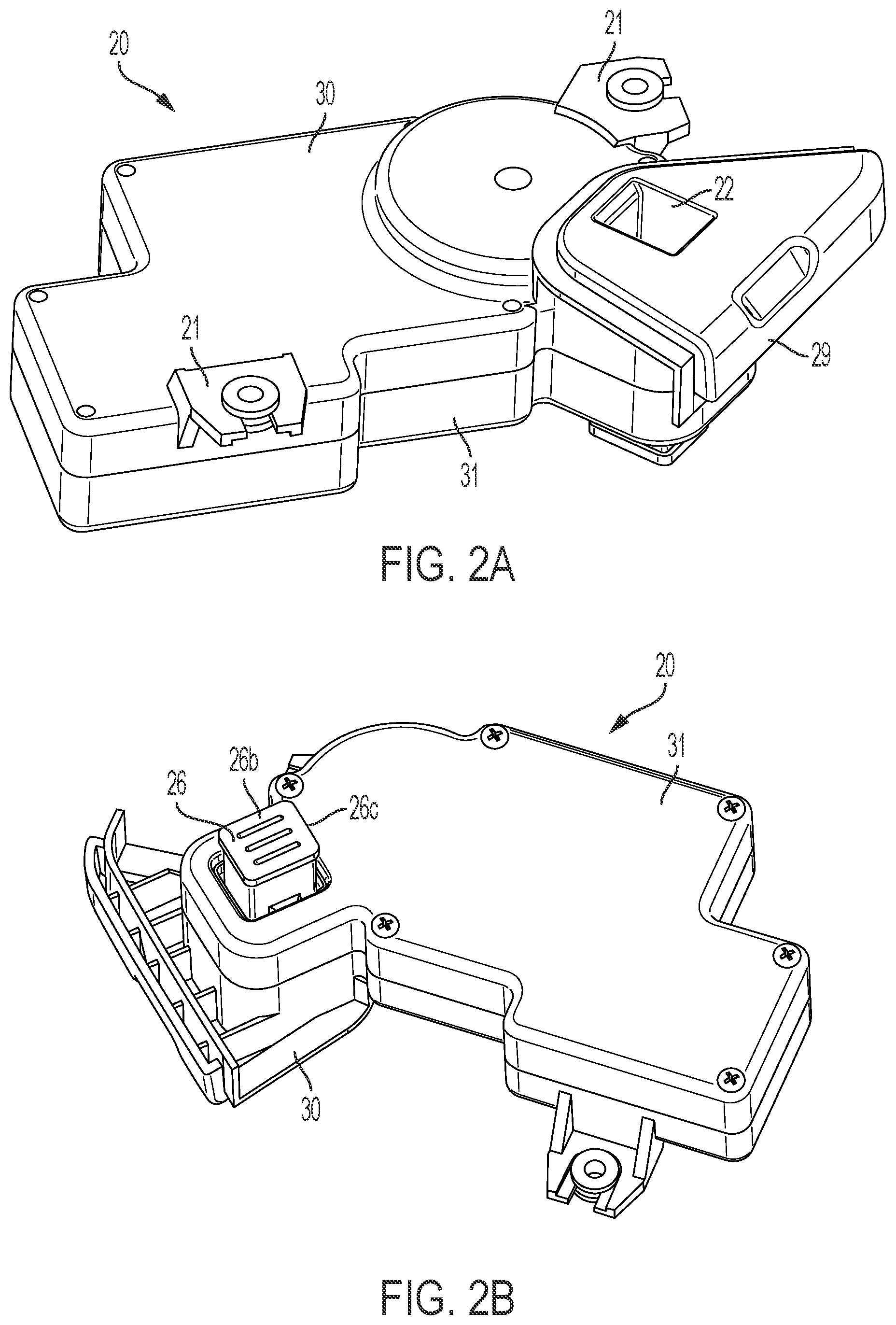 Patent US12366094 Figure 2 – Electronic striker for releasing a compartment door and method of using the same