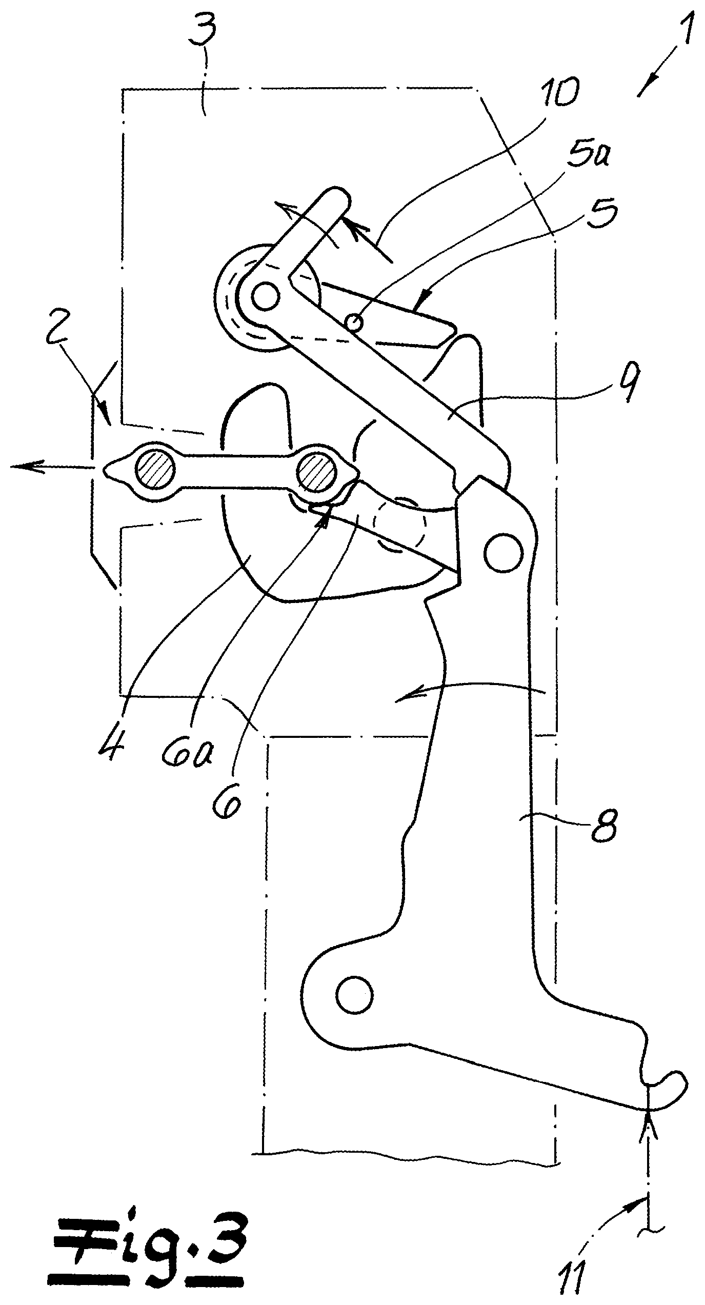Patent US12366095 Figure 3 – Motor vehicle door lock