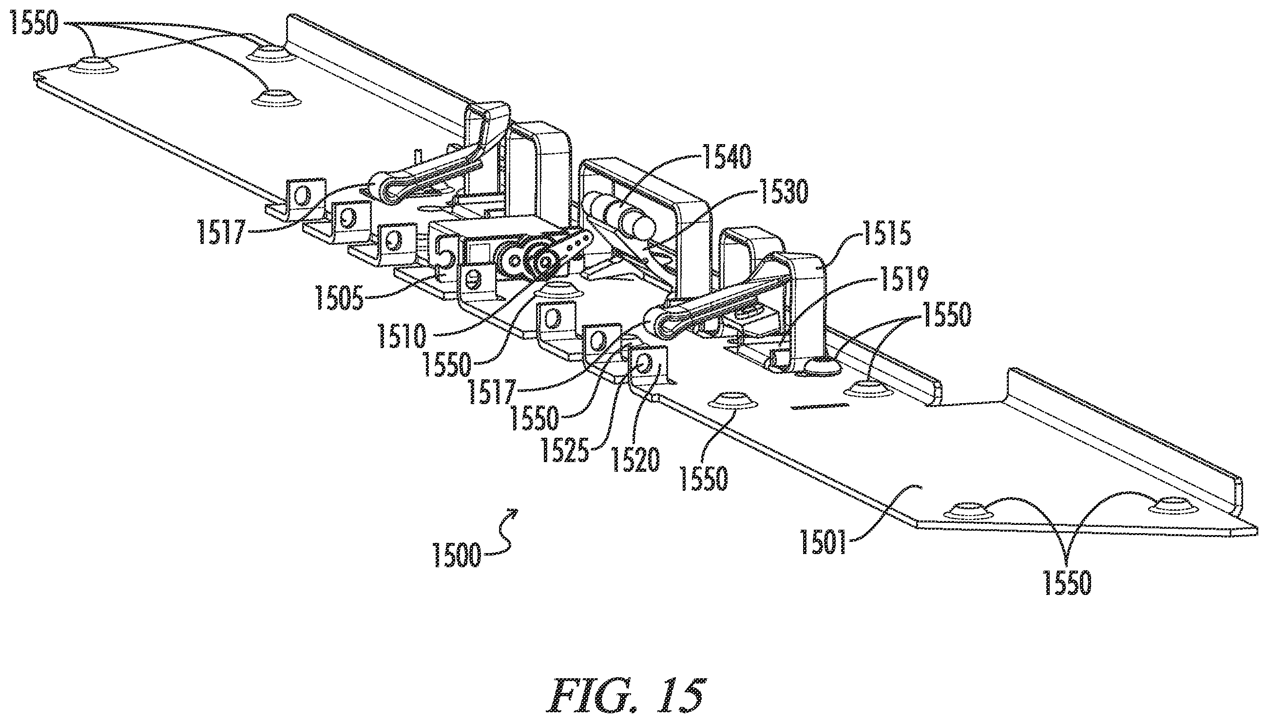 Patent US12366098 Figure 8 – Locking apparatuses and a method of providing access control