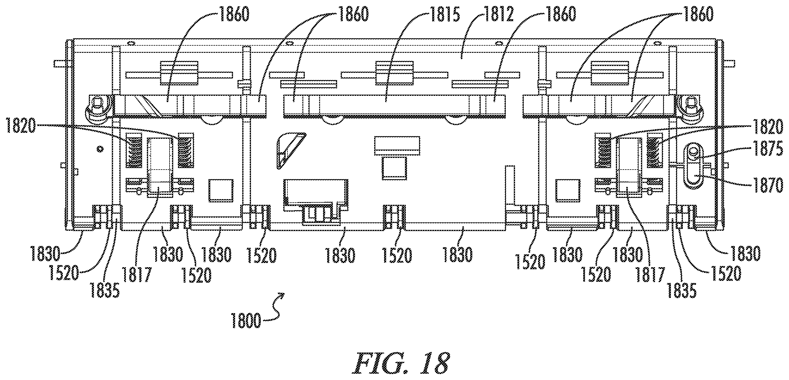 Patent US12366098 Figure 11 – Locking apparatuses and a method of providing access control
