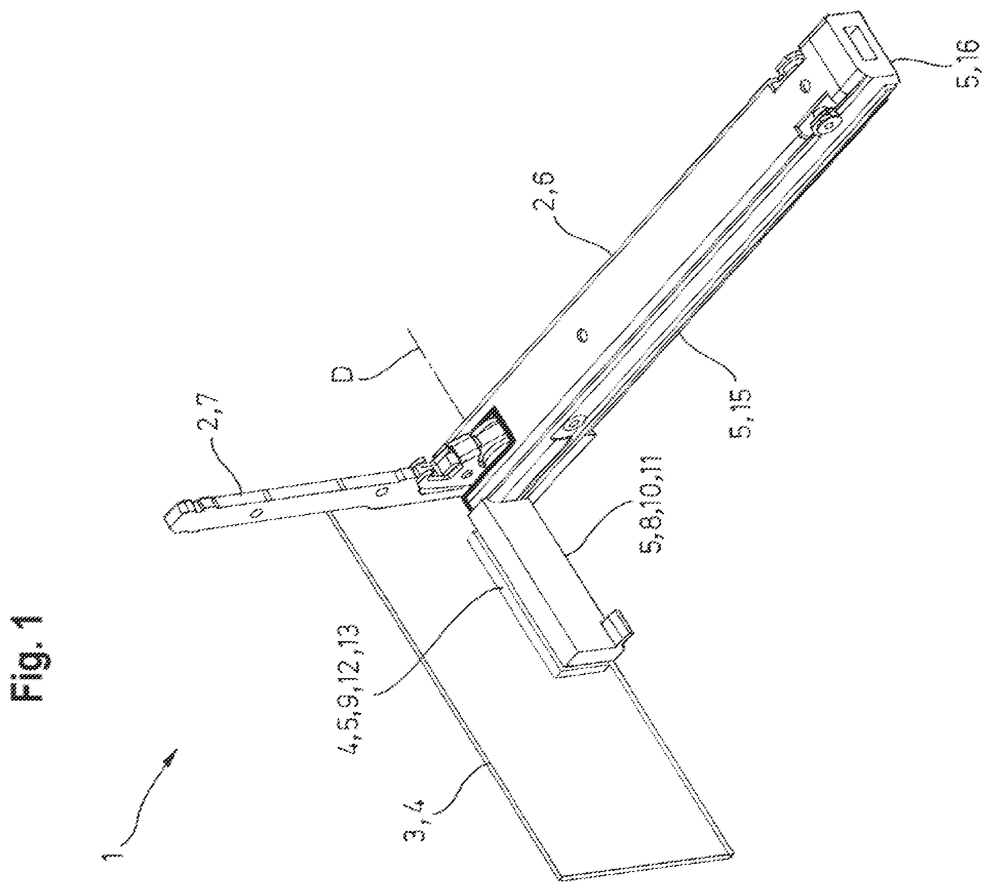Patent US12366099 Figure 1 – Domestic appliance having an energy transmission device