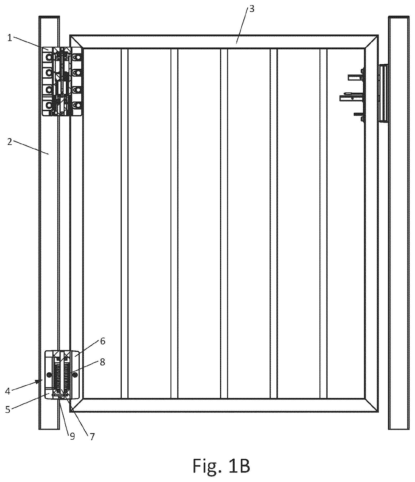 Patent US12366100 Figure 2 – Hydraulically damped hinge for hinging a closure member to a support