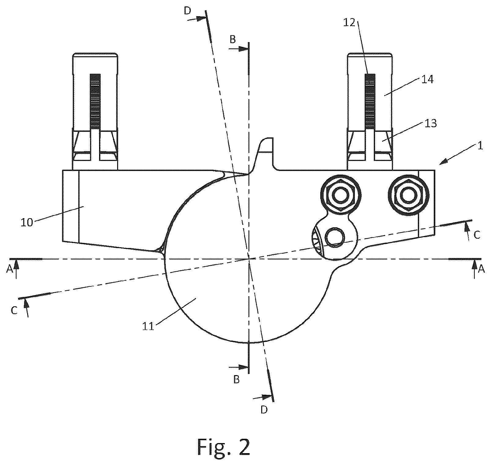 Patent US12366100 Figure 3 – Hydraulically damped hinge for hinging a closure member to a support