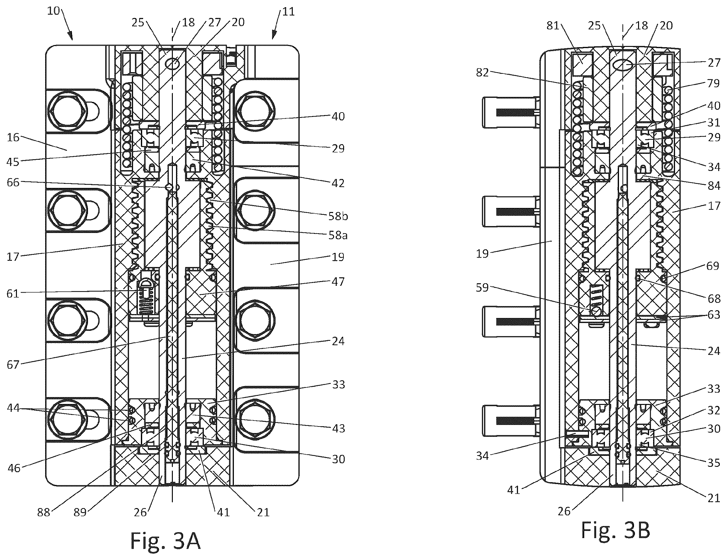 Patent US12366100 Figure 4 – Hydraulically damped hinge for hinging a closure member to a support