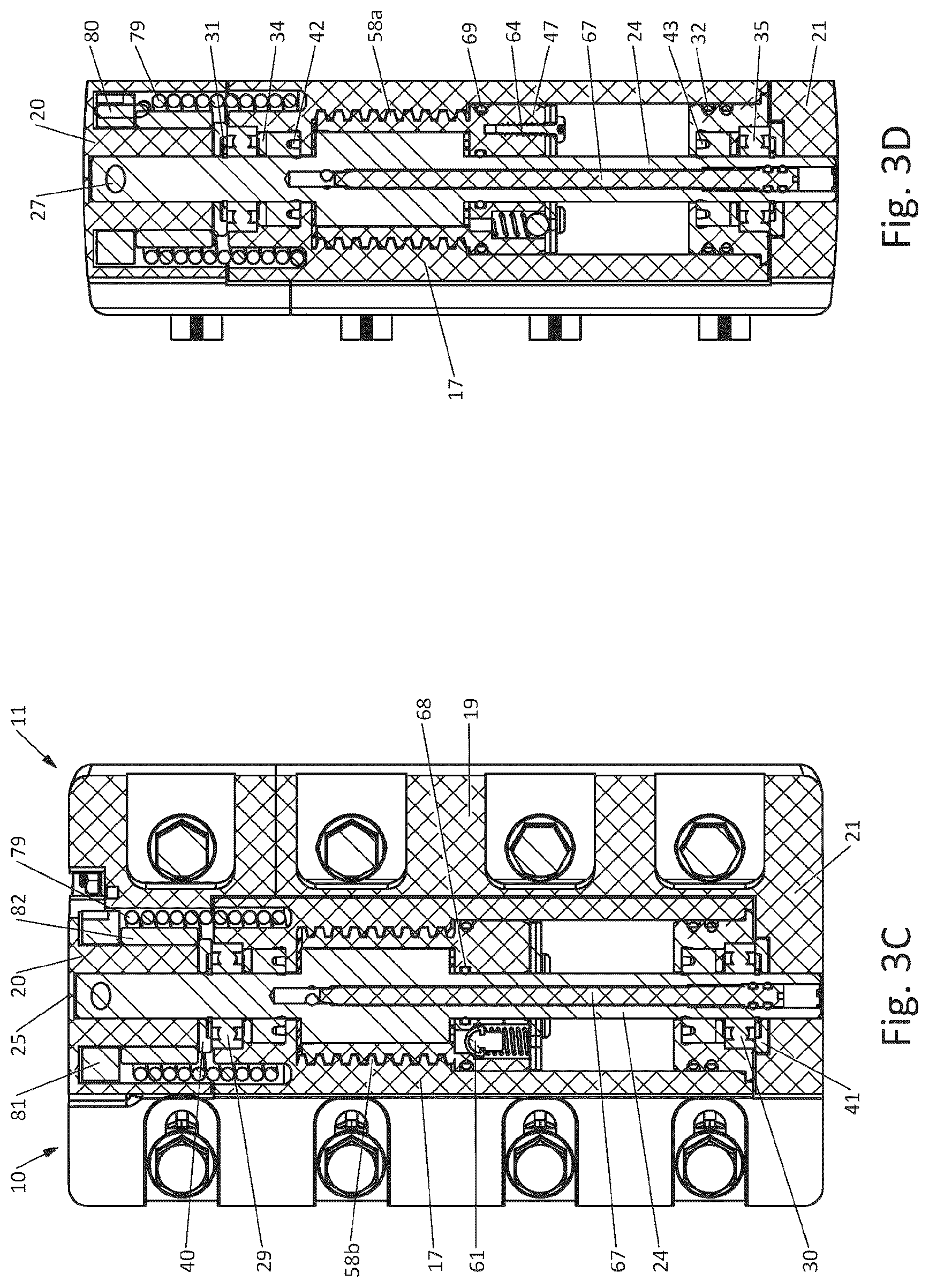 Patent US12366100 Figure 5 – Hydraulically damped hinge for hinging a closure member to a support