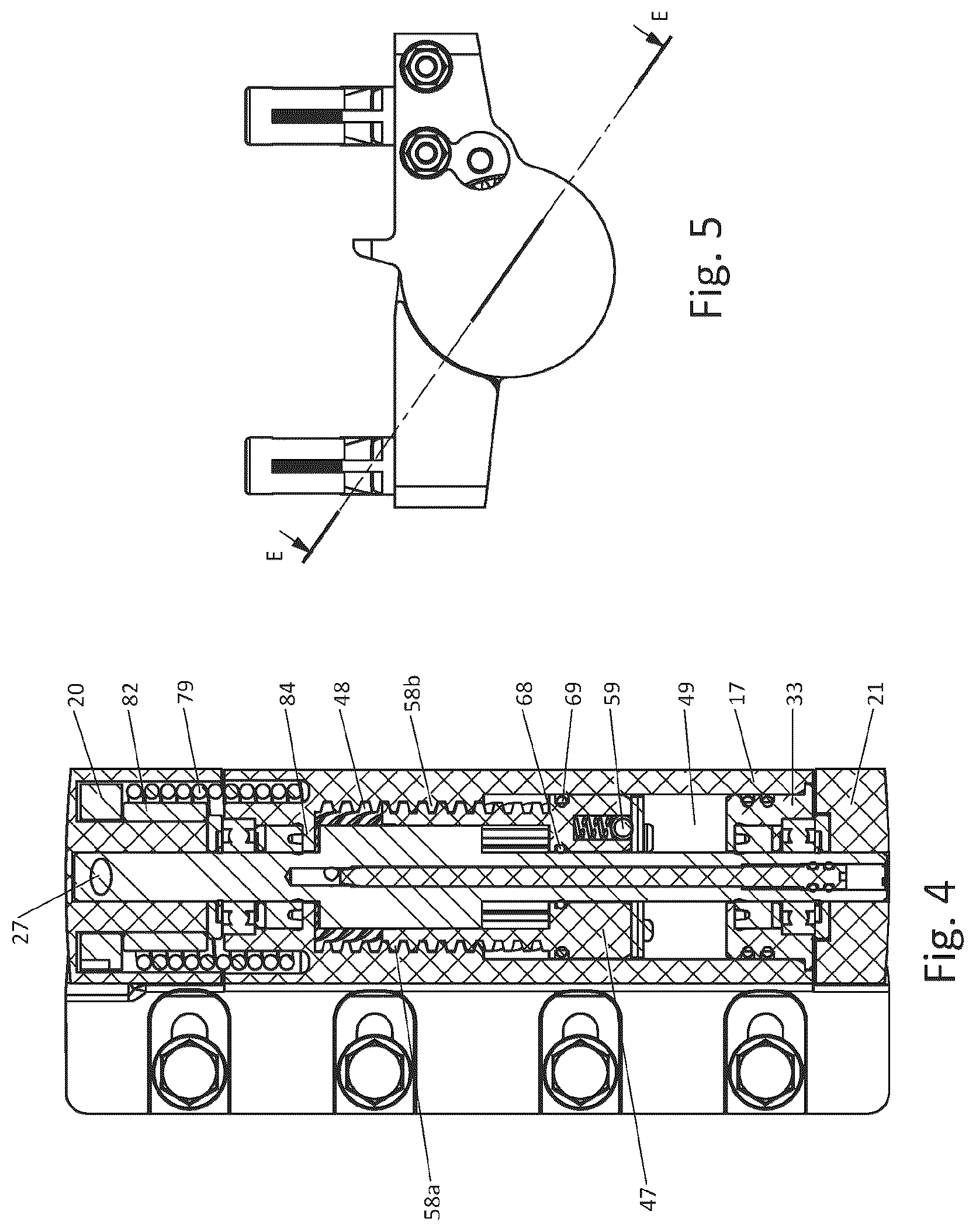 Patent US12366100 Figure 6 – Hydraulically damped hinge for hinging a closure member to a support