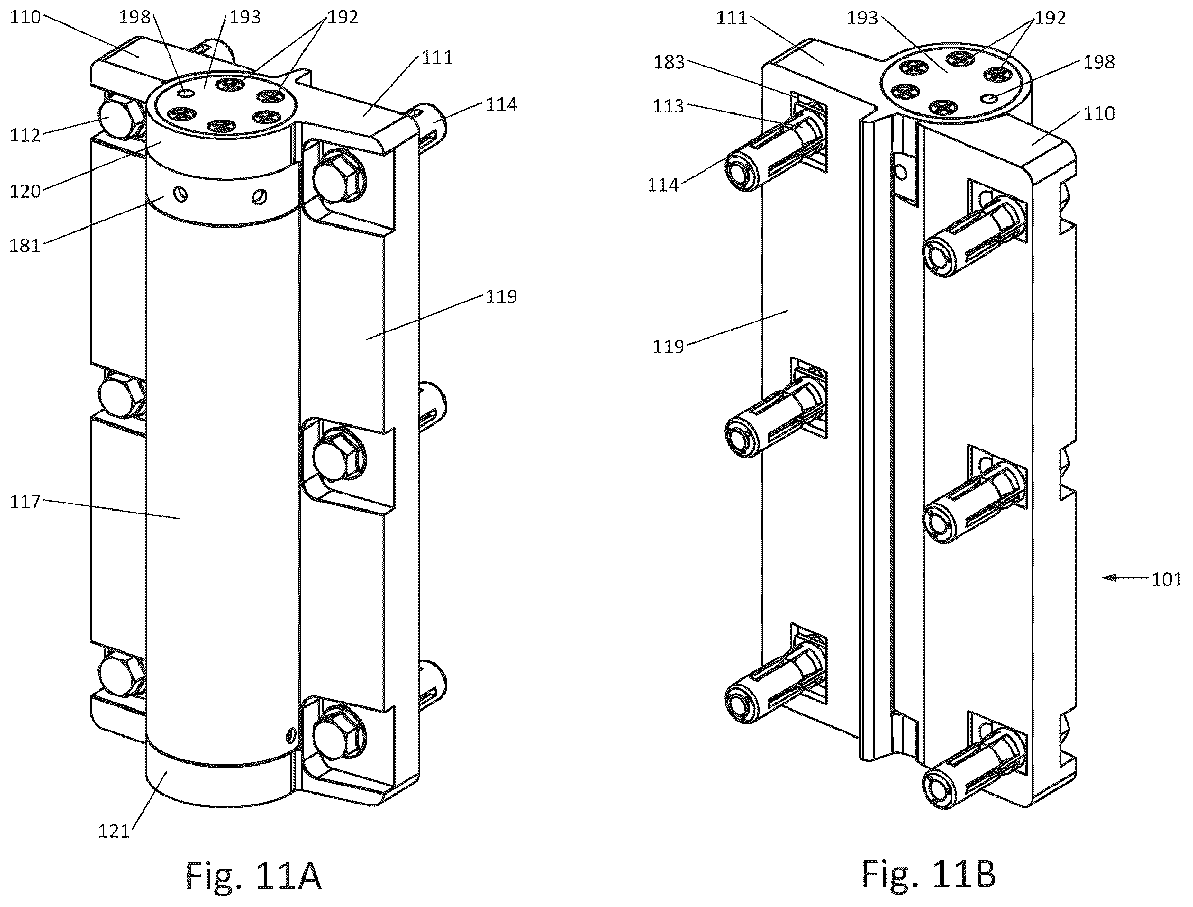 Patent US12366100 Figure 10 – Hydraulically damped hinge for hinging a closure member to a support
