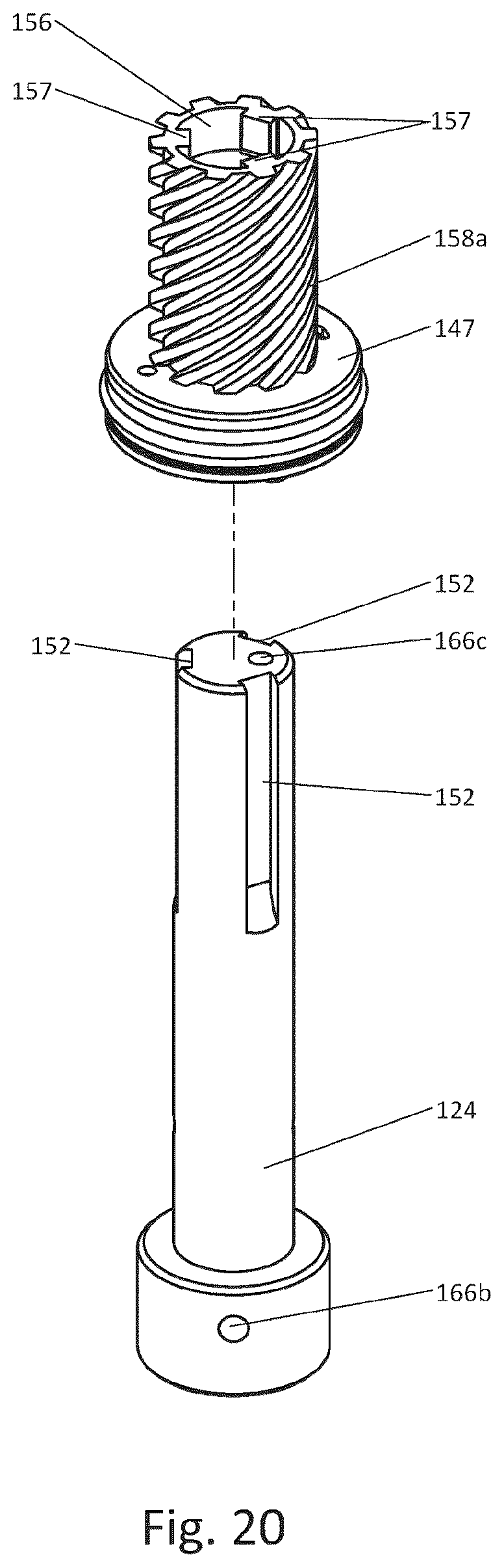 Patent US12366100 Figure 17 – Hydraulically damped hinge for hinging a closure member to a support