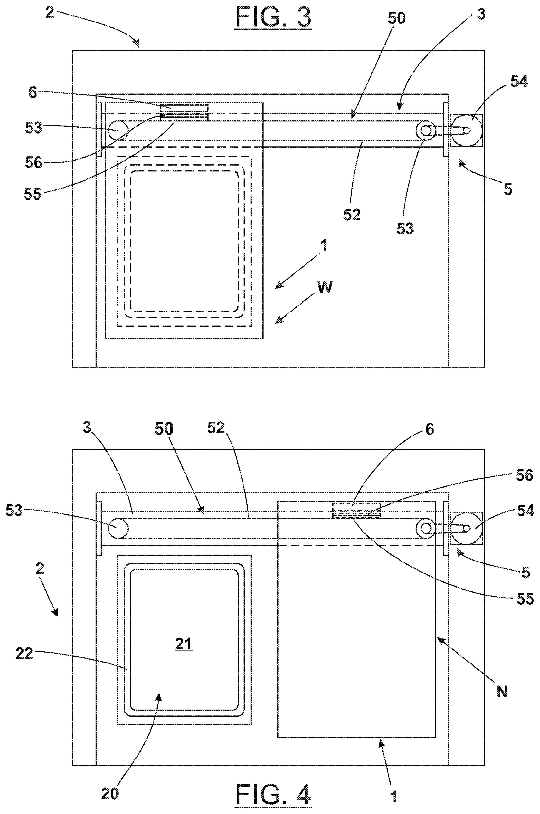 Patent US12366101 Figure 2 – Magnetically operated closing device for controlled contamination equipment
