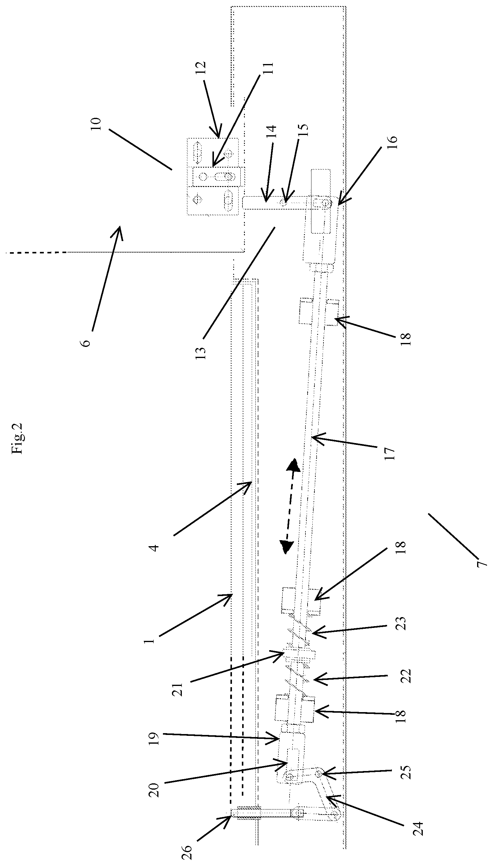 Patent US12366104 Figure 2 – Adaptive threshold for sliding doors