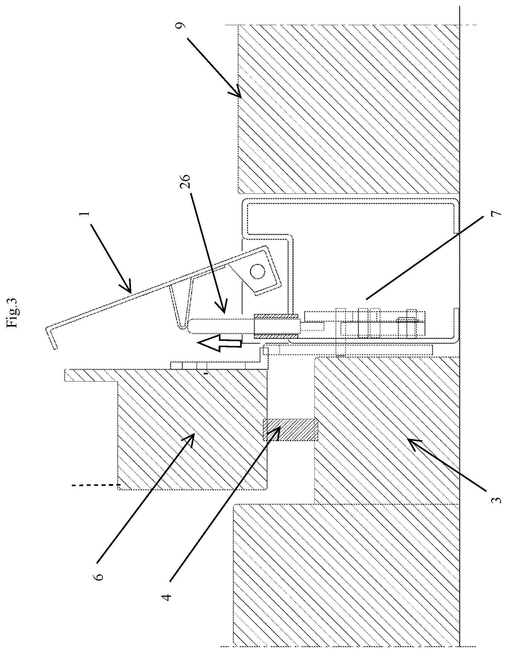 Patent US12366104 Figure 3 – Adaptive threshold for sliding doors