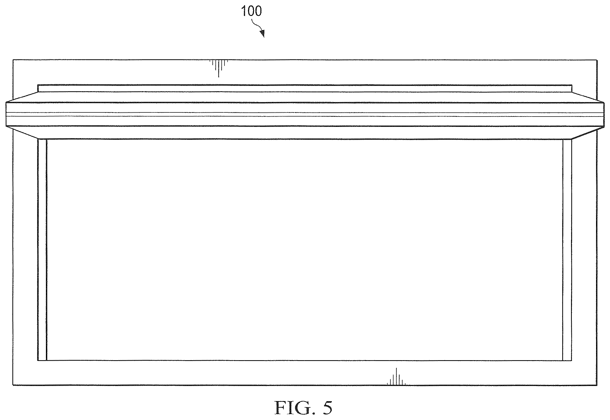 Patent US12366106 Figure 5 – Foldable ventilated garage door panel