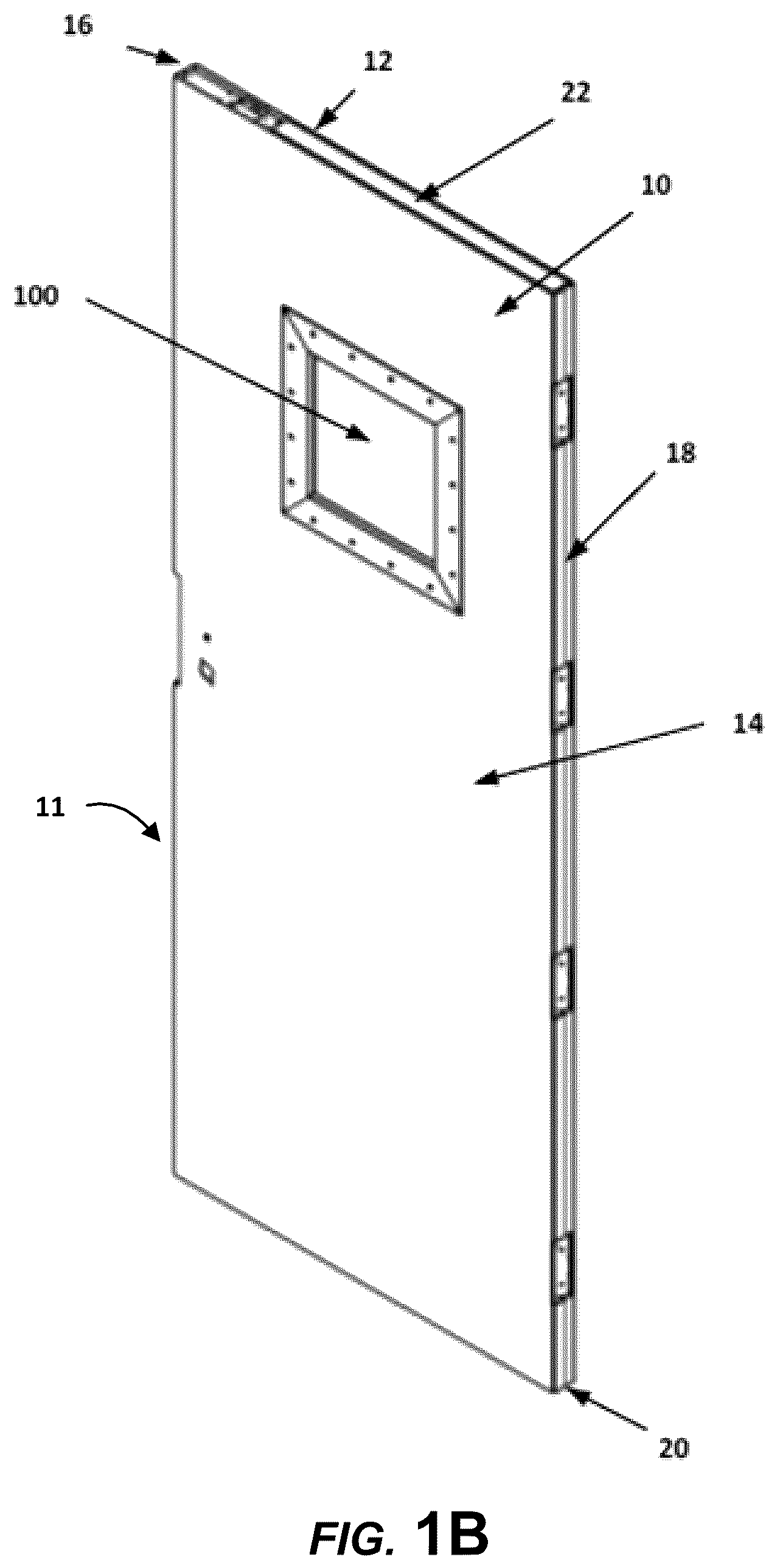 Patent US12366107 Figure 2 – Vision light system for barrier systems