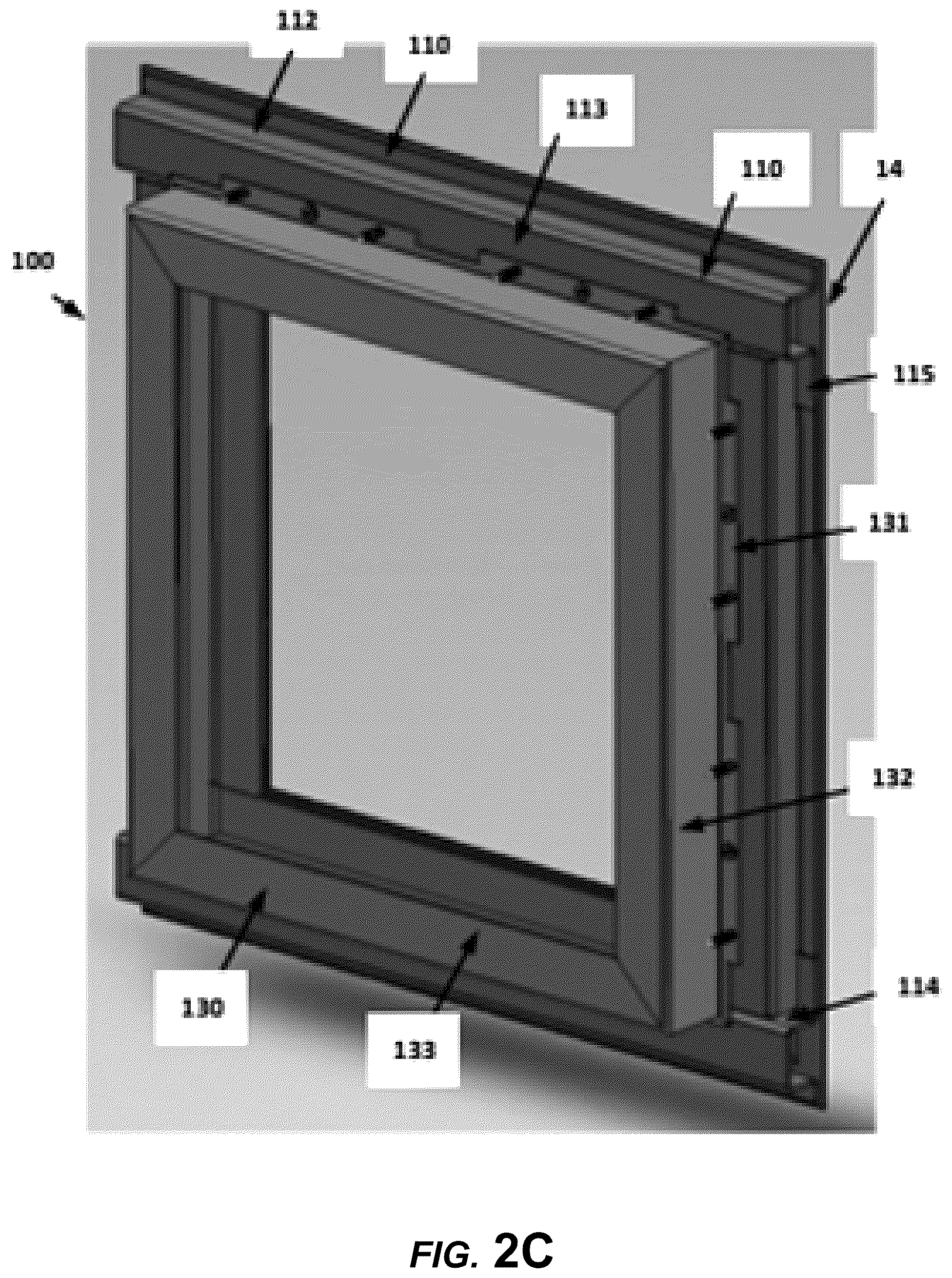 Patent US12366107 Figure 4 – Vision light system for barrier systems