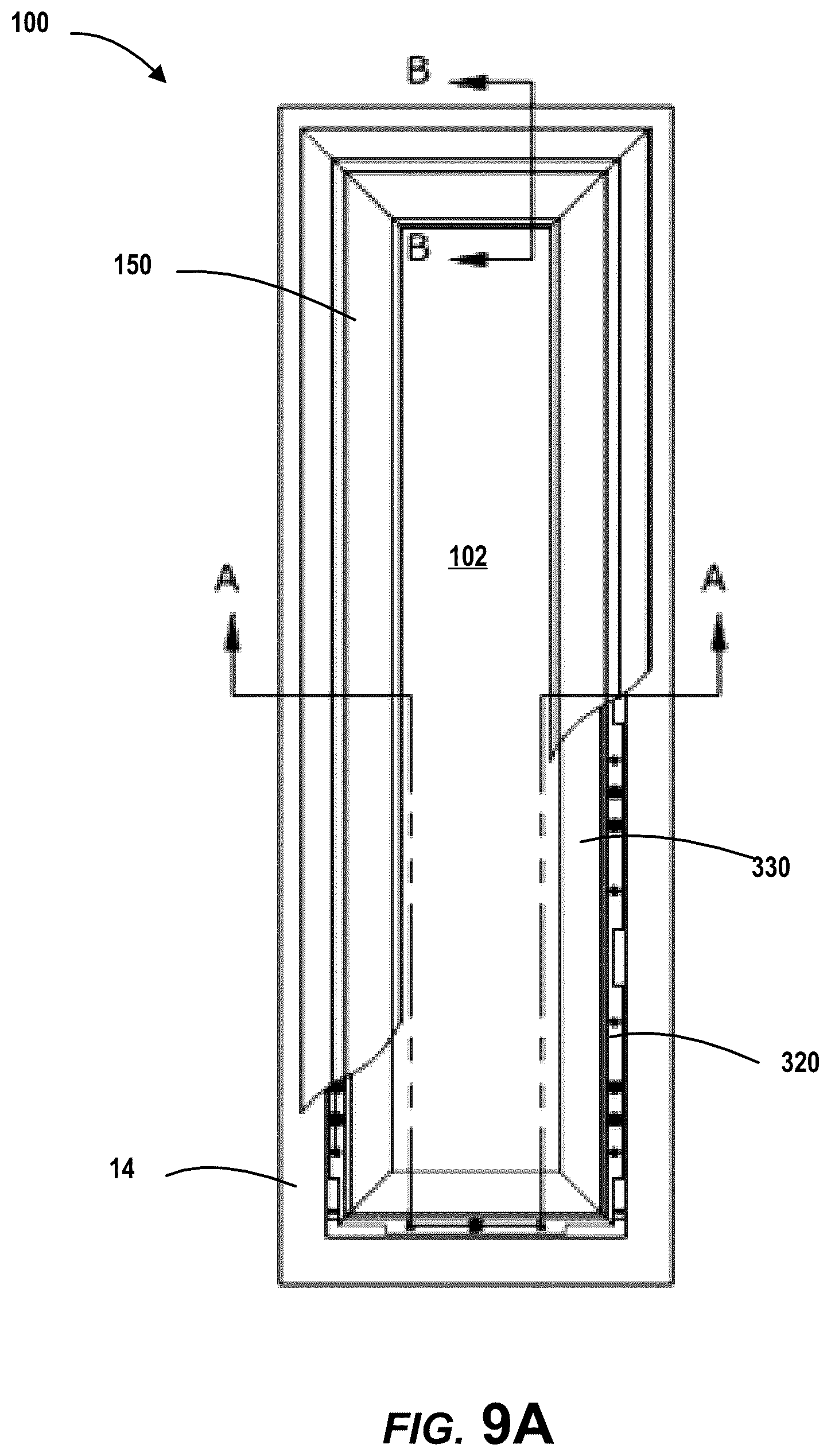 Patent US12366107 Figure 13 – Vision light system for barrier systems