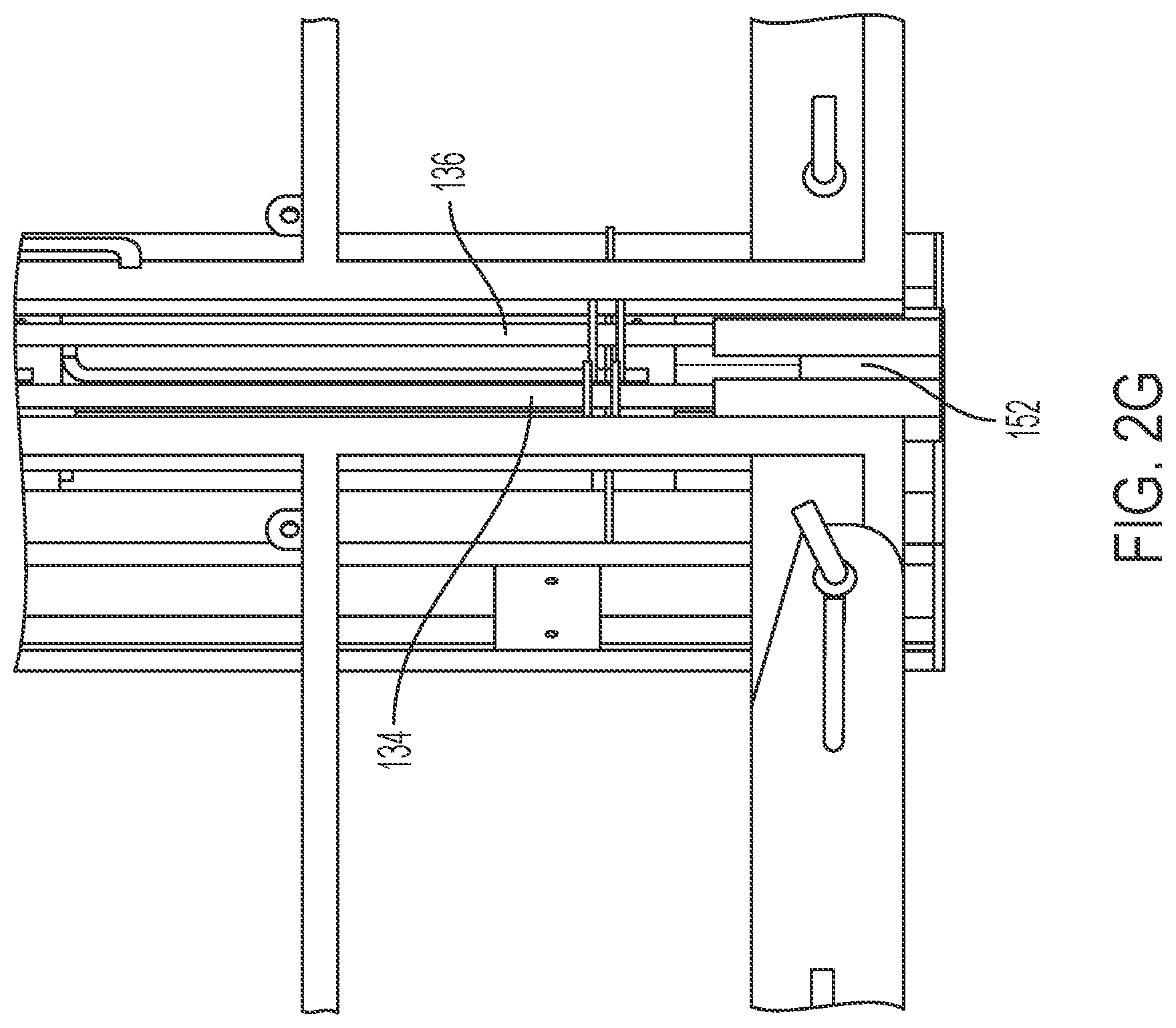 Patent US12366110 Figure 8 – Safety gate