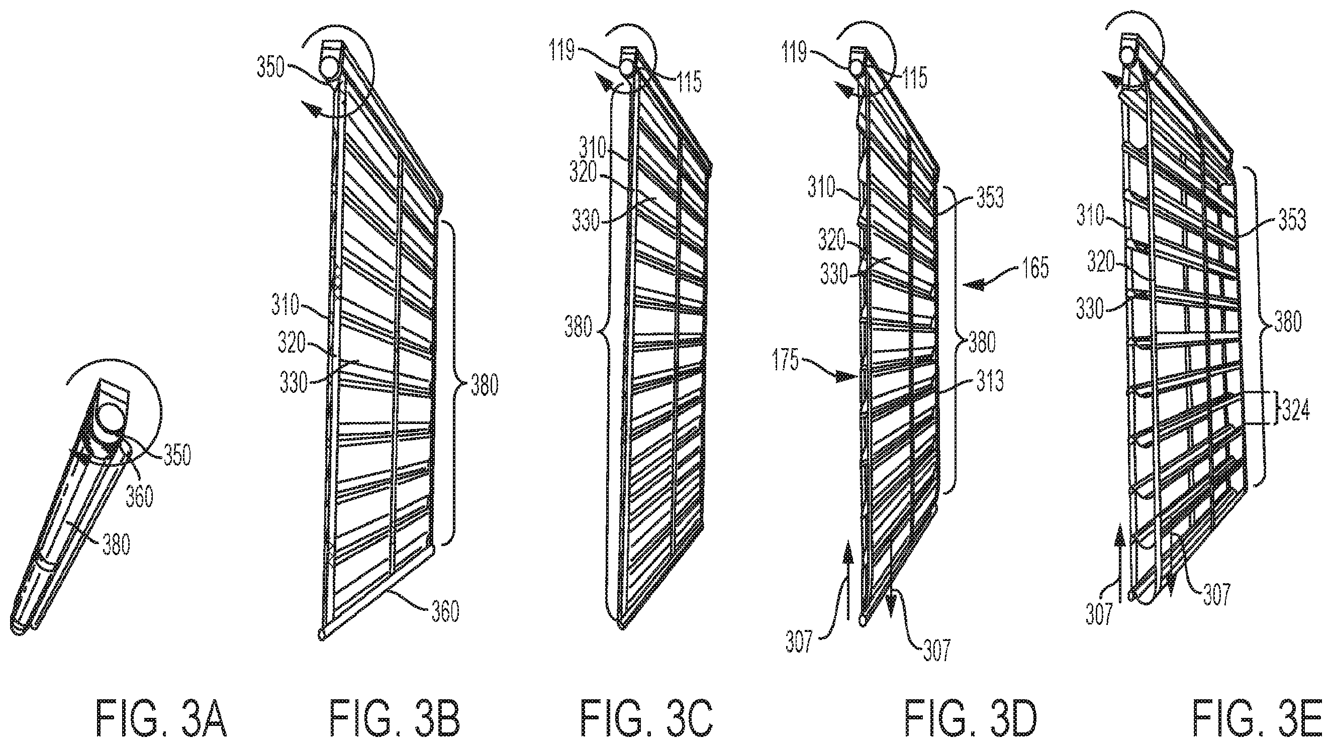 Patent US12366114 Figure 3 – Covering for architectural features, and related systems, methods of operation, and manufacture