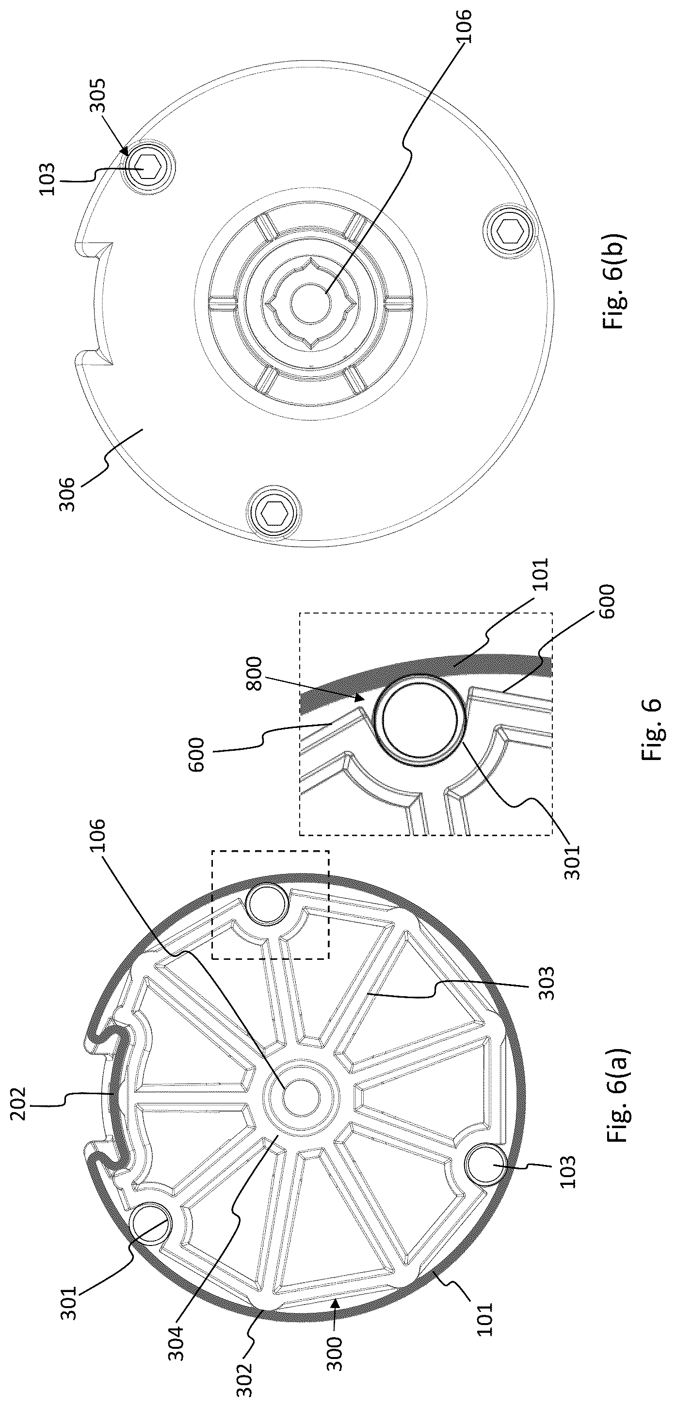 Patent US12366115 Figure 6 – System for mounting a rollable screen