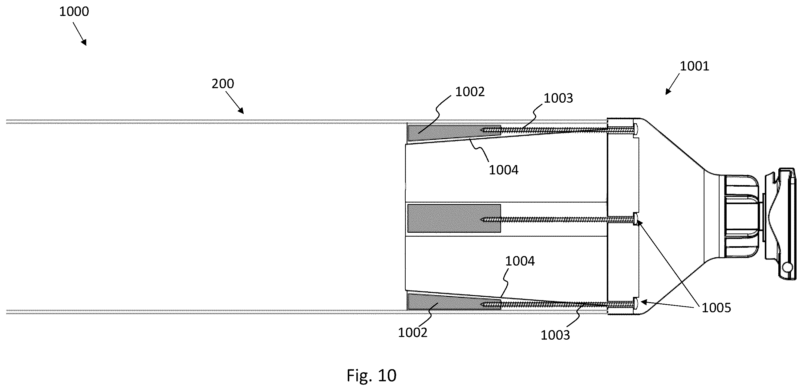 Patent US12366115 Figure 10 – System for mounting a rollable screen