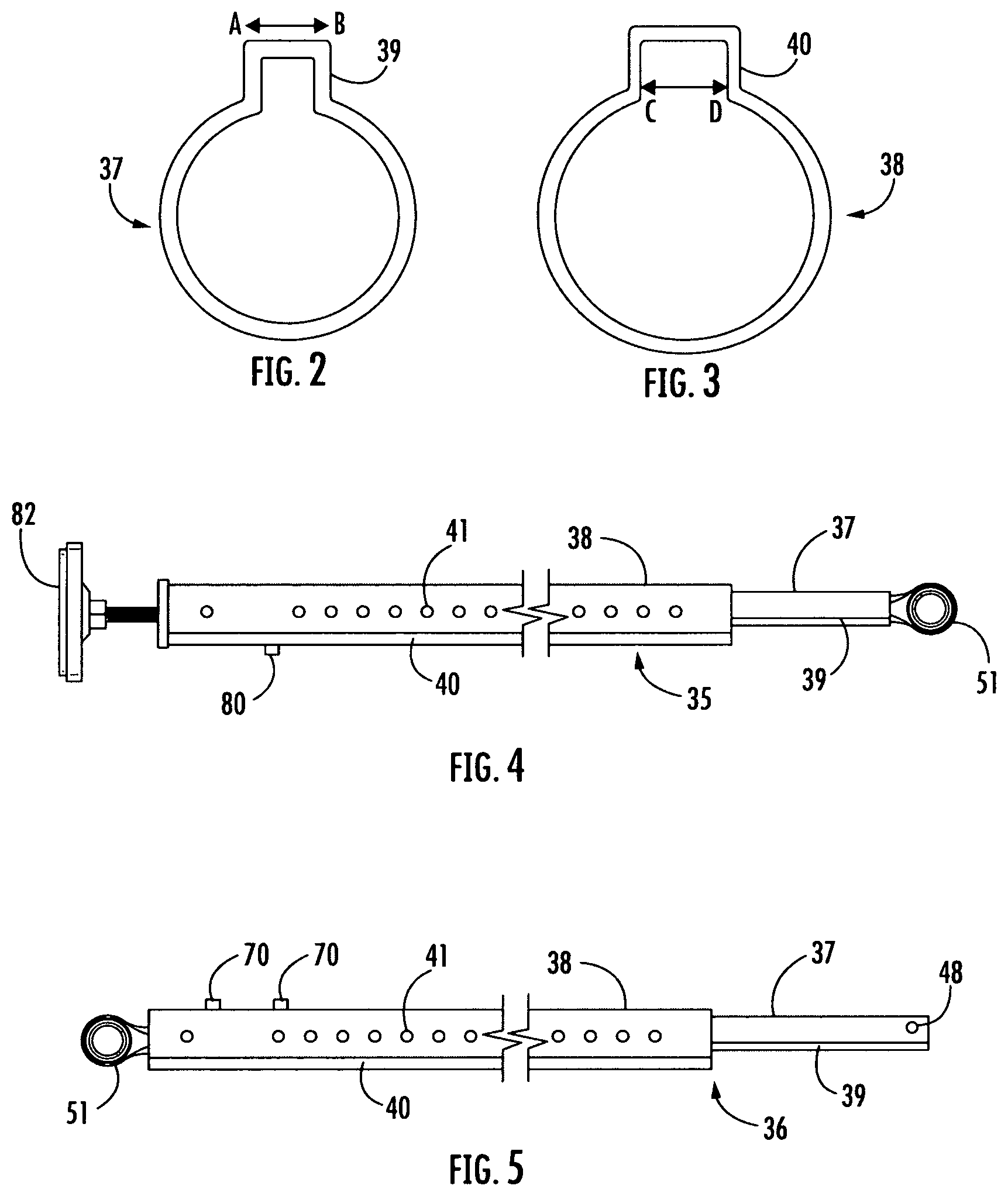 Patent US12366118 Figure 2 – Stabilizing assembly for extension ladders