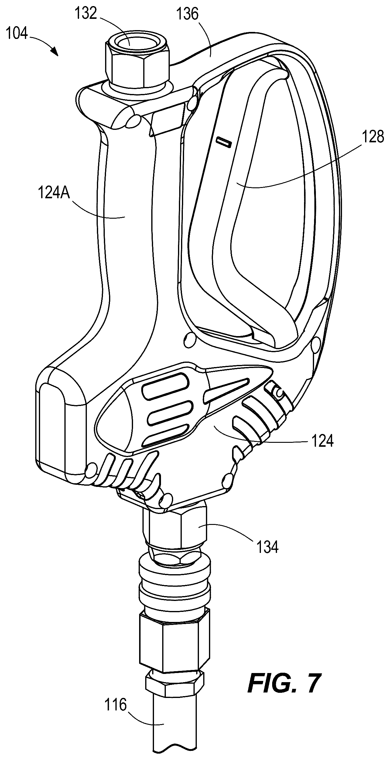 Patent US12366120 Figure 4 – Handheld water drill and method