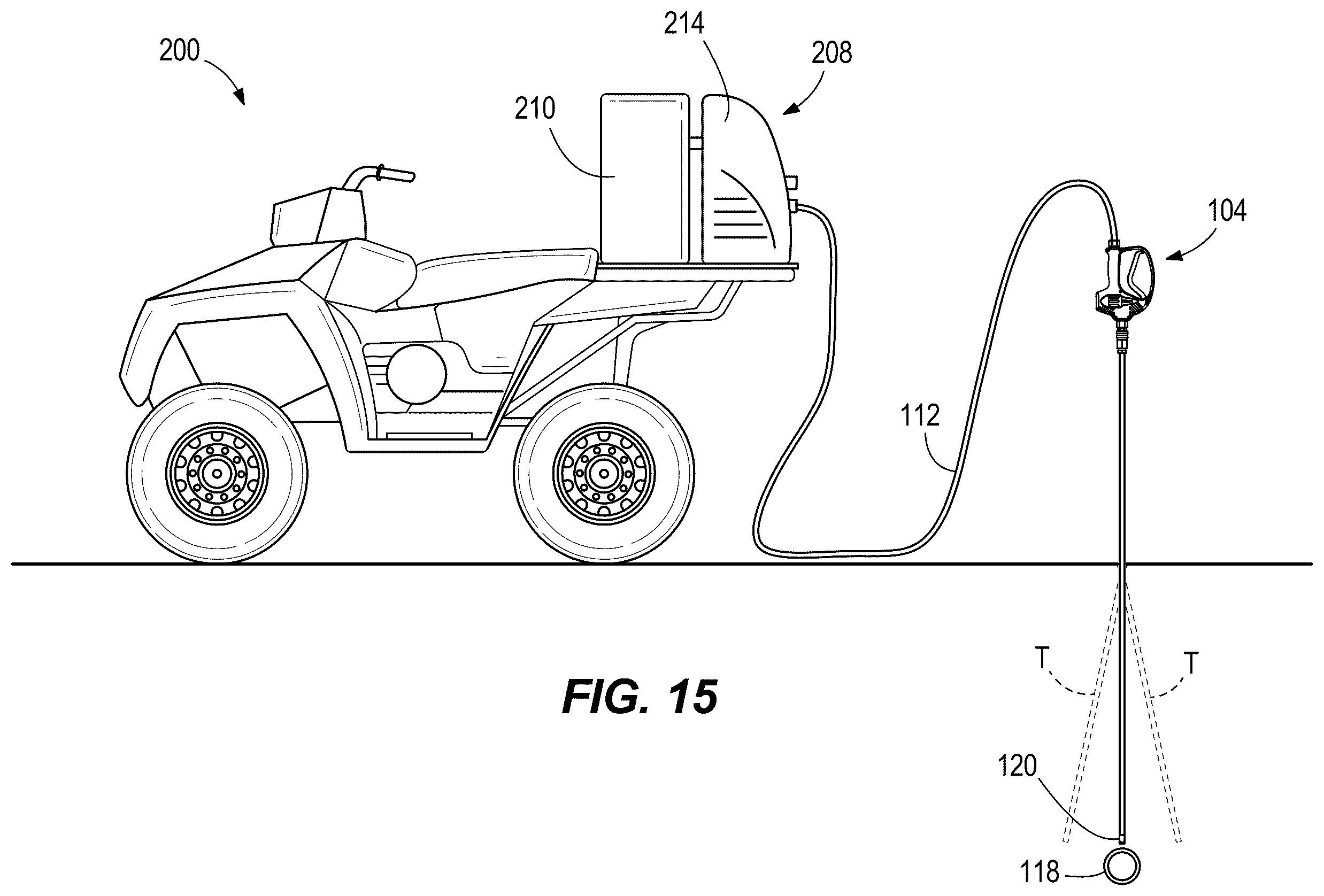 Patent US12366120 Figure 8 – Handheld water drill and method