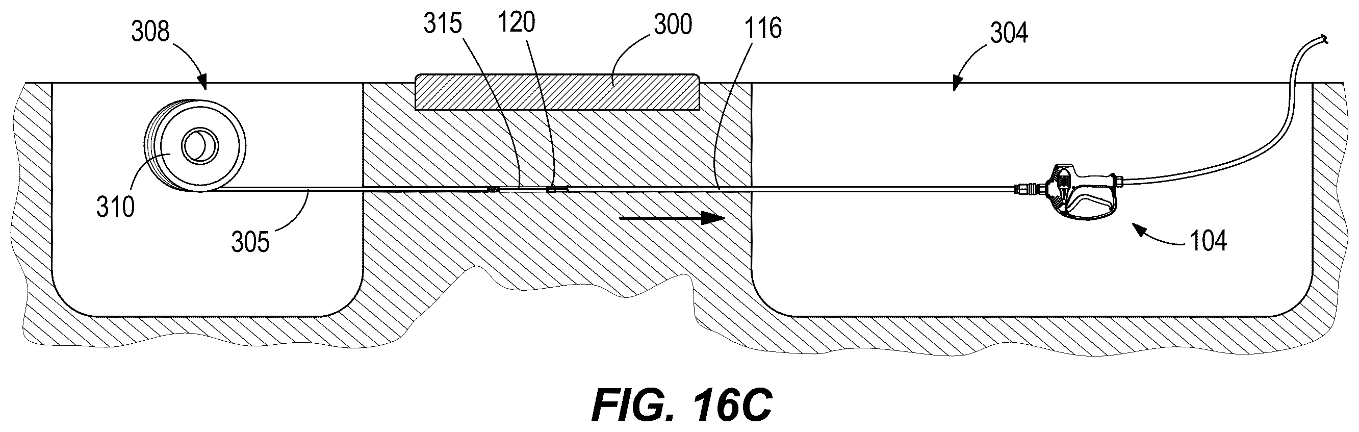 Patent US12366120 Figure 10 – Handheld water drill and method