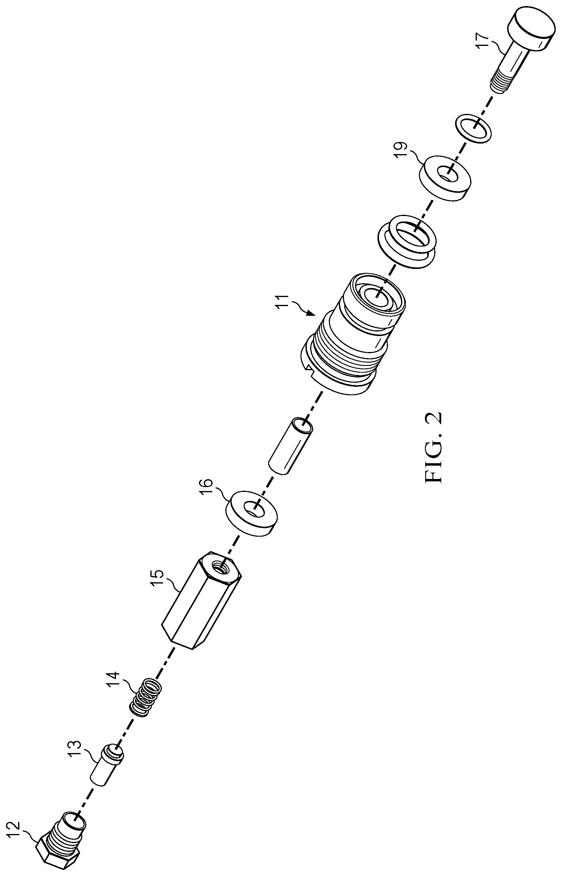 Patent US12366121 Figure 2 – Top connection for electrically ignited power charge