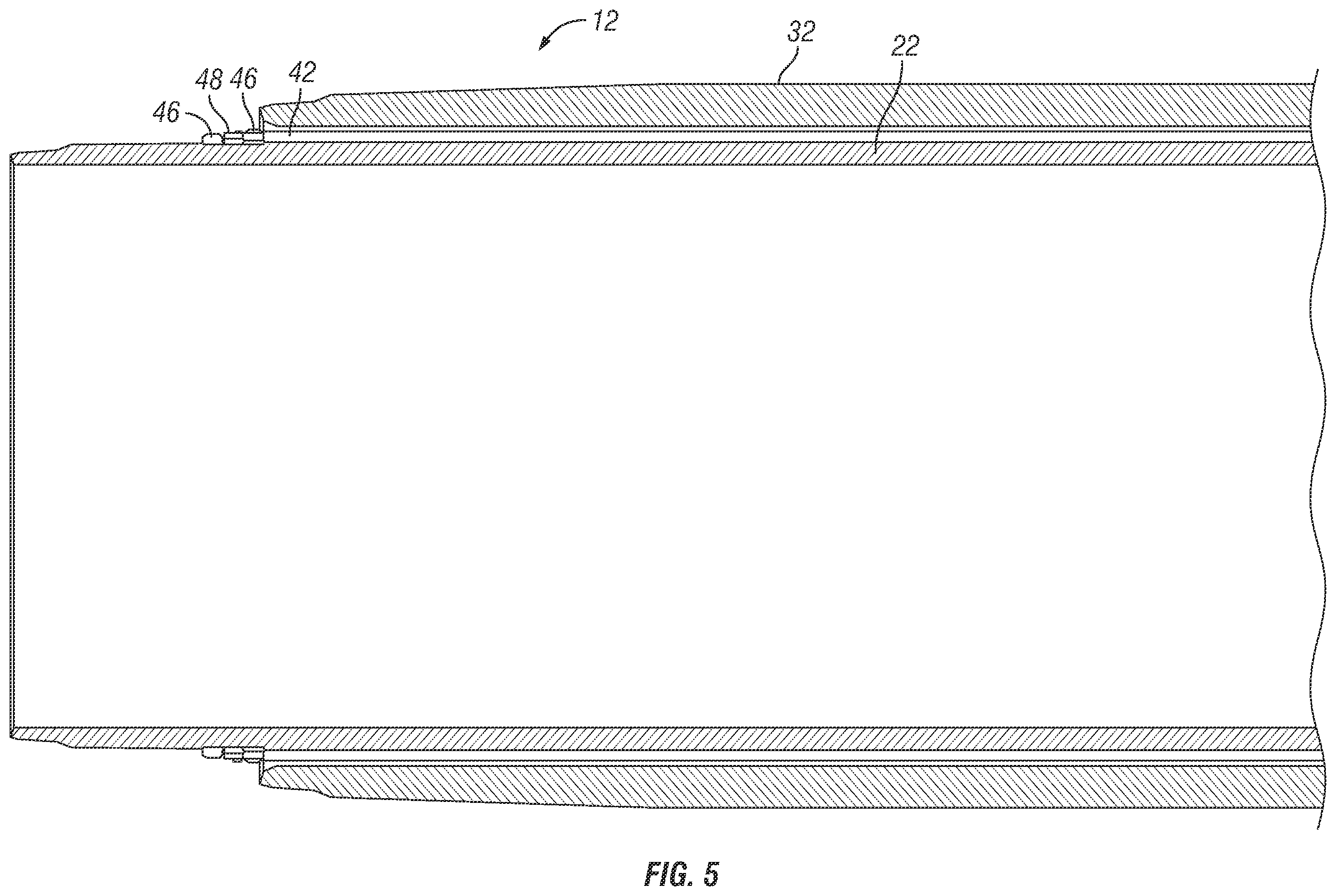 Patent US12366122 Figure 3 – Well completion pipe having fluid isolated conductive path