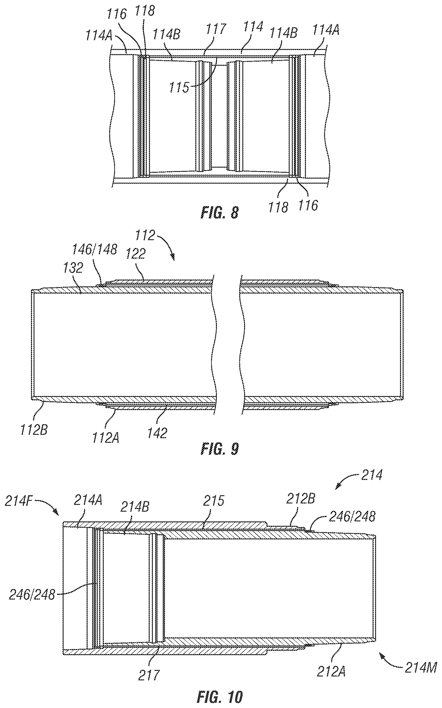 Patent US12366122 Figure 5 – Well completion pipe having fluid isolated conductive path
