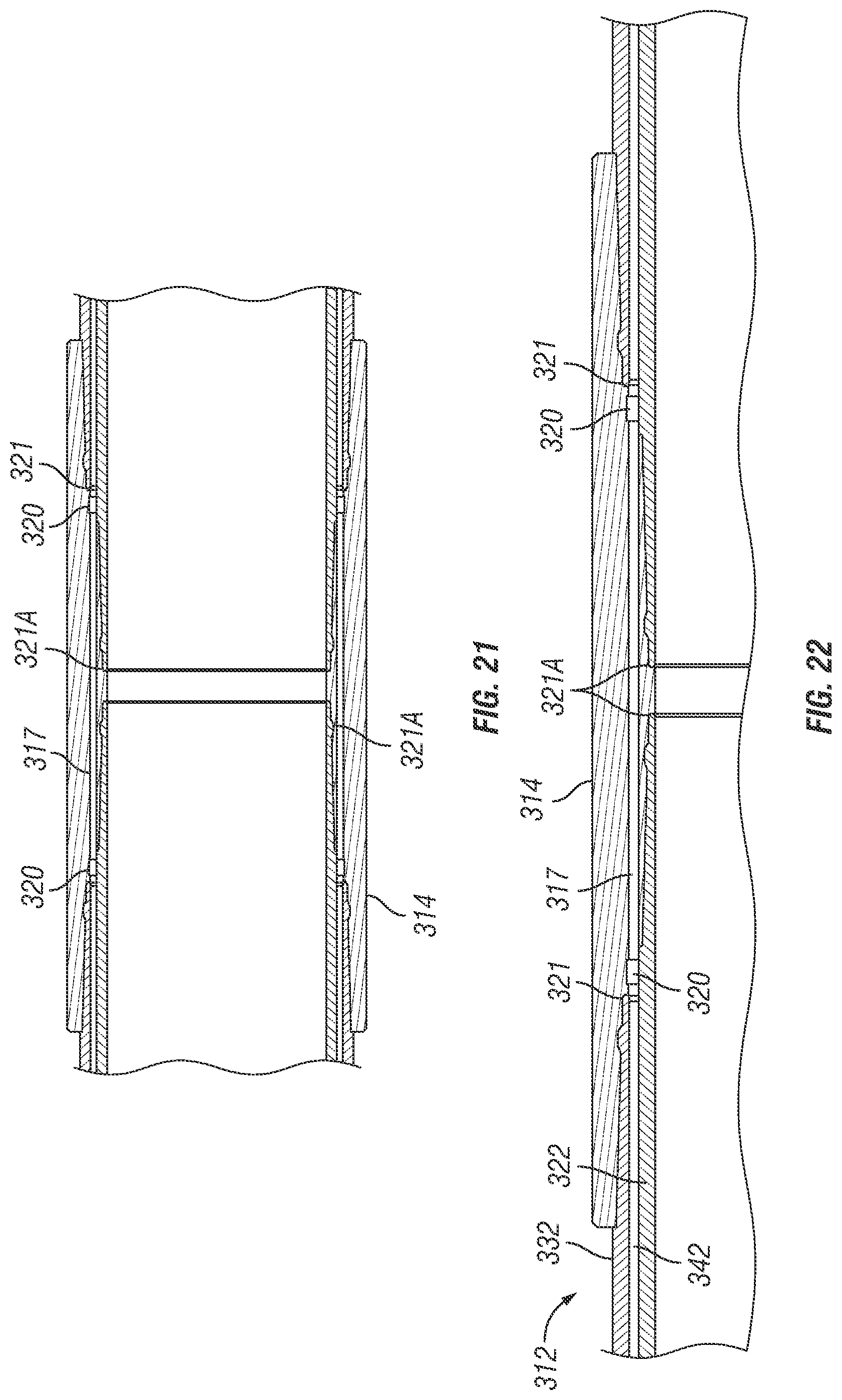 Patent US12366122 Figure 11 – Well completion pipe having fluid isolated conductive path