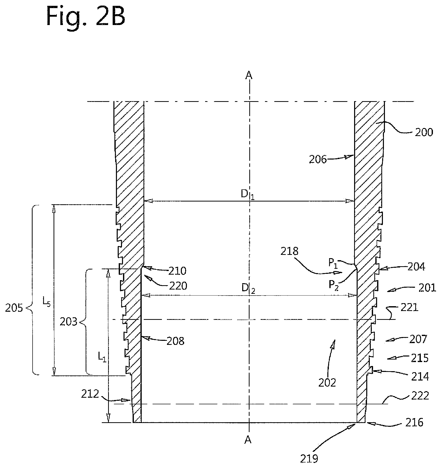 Patent US12366123 Figure 3 – Wedge thread connection for tubular goods