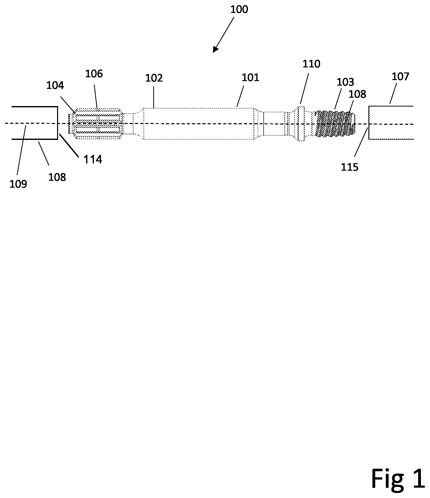Patent US12366124 Figure 1 – Elliptical design for shank adapters