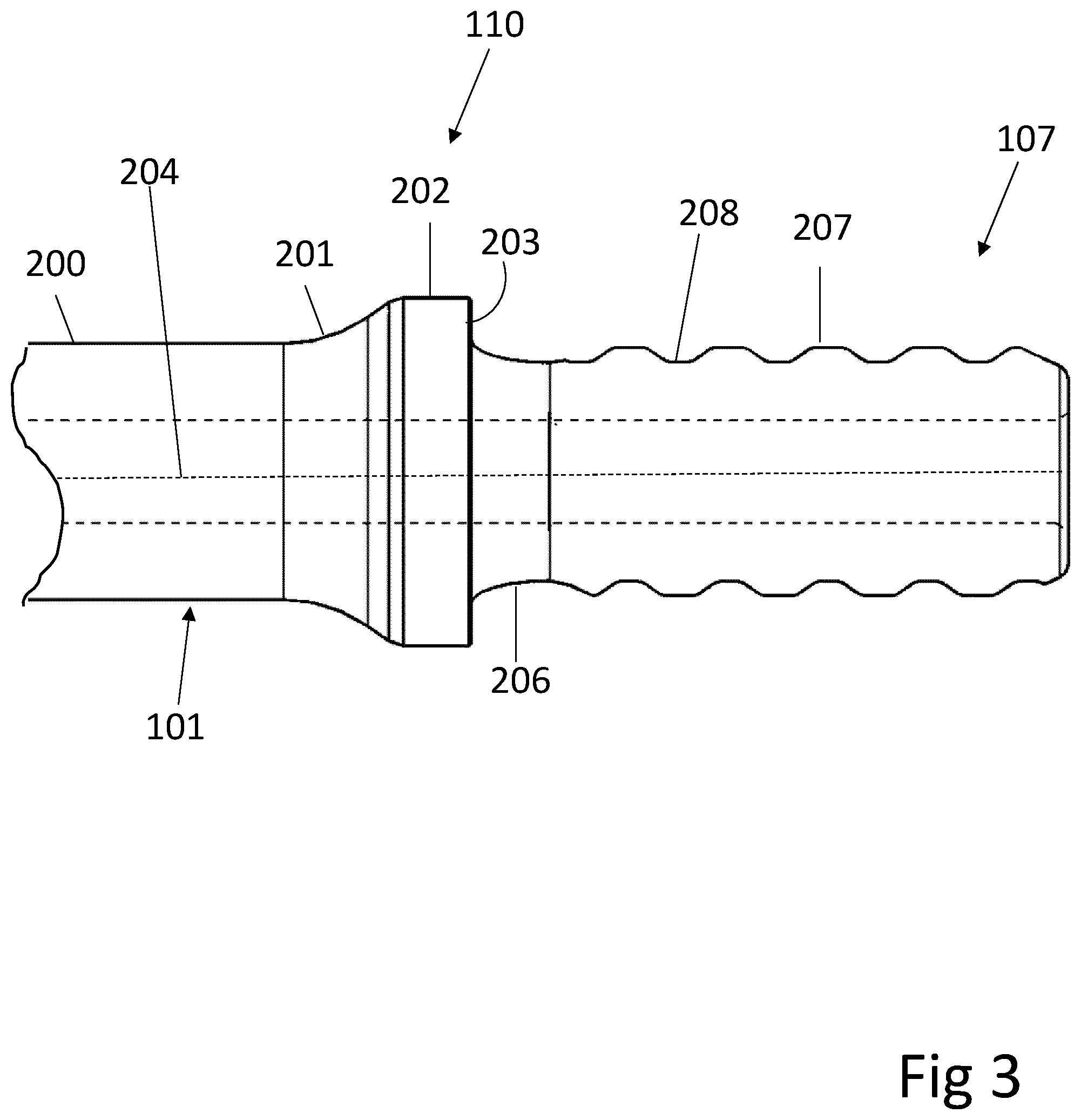 Patent US12366124 Figure 3 – Elliptical design for shank adapters
